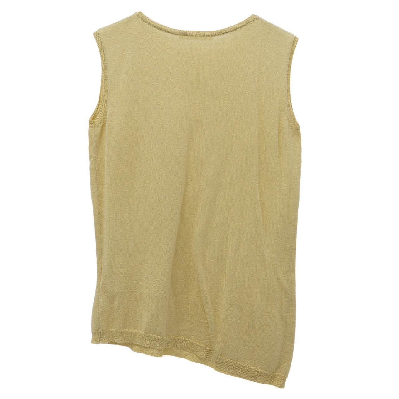 SLEEVELESS SWEATER / BEIGE