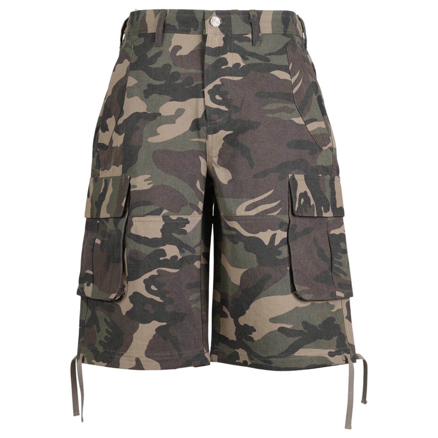 CARGO MIDI PANTS / CAMO