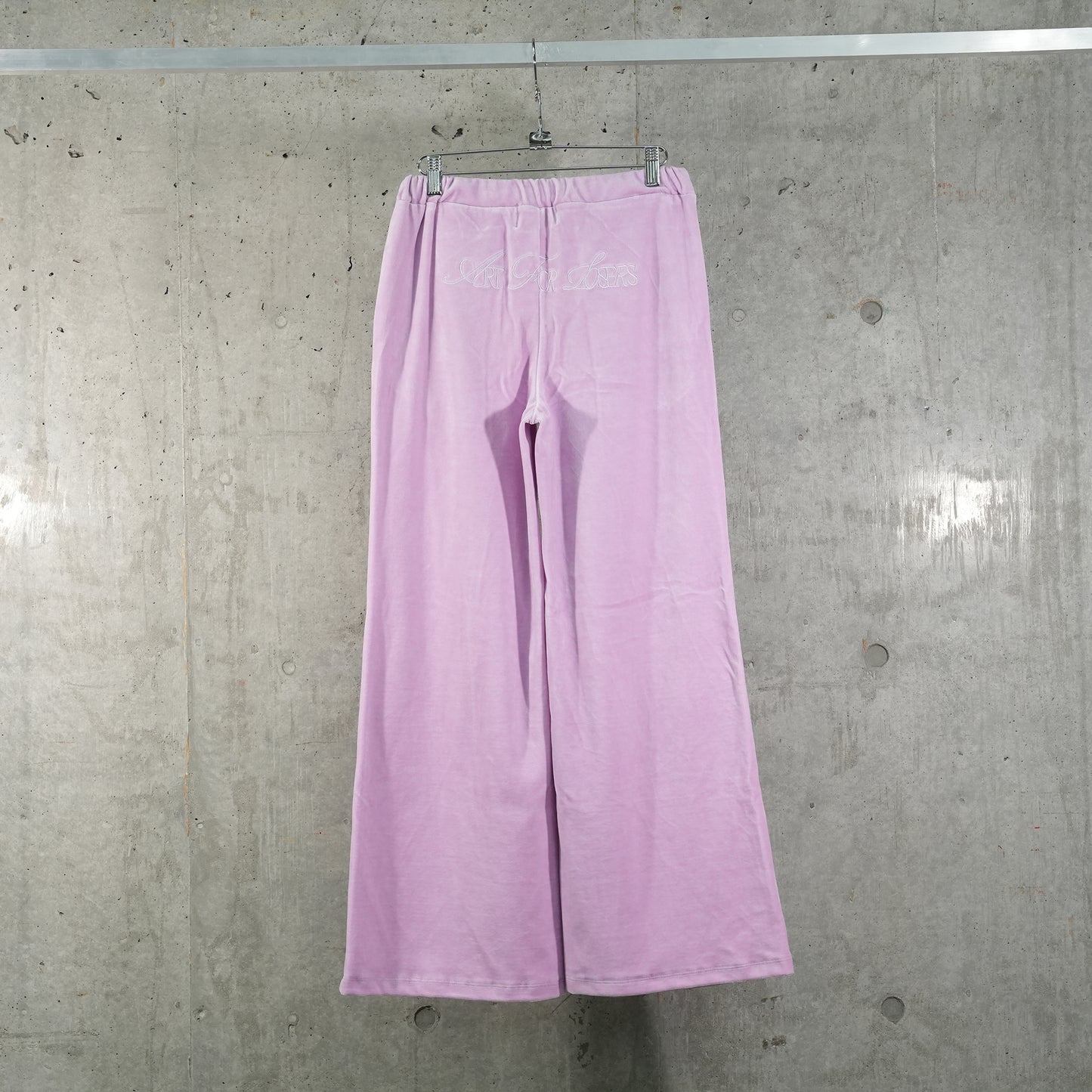 VELOUR TRACK PANTS / LAVENDER