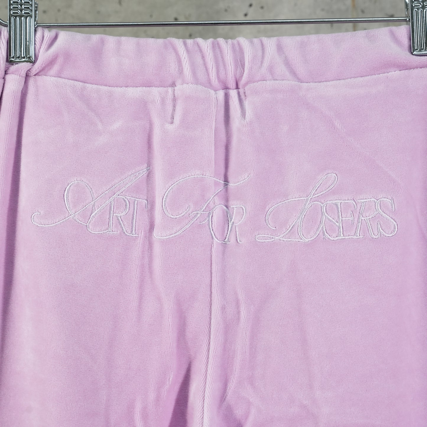 VELOUR TRACK PANTS / LAVENDER