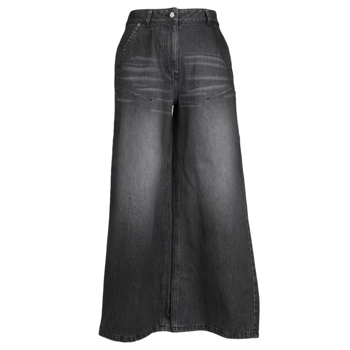 MEGAN WIDE DENIM / VINTAGE BLACK