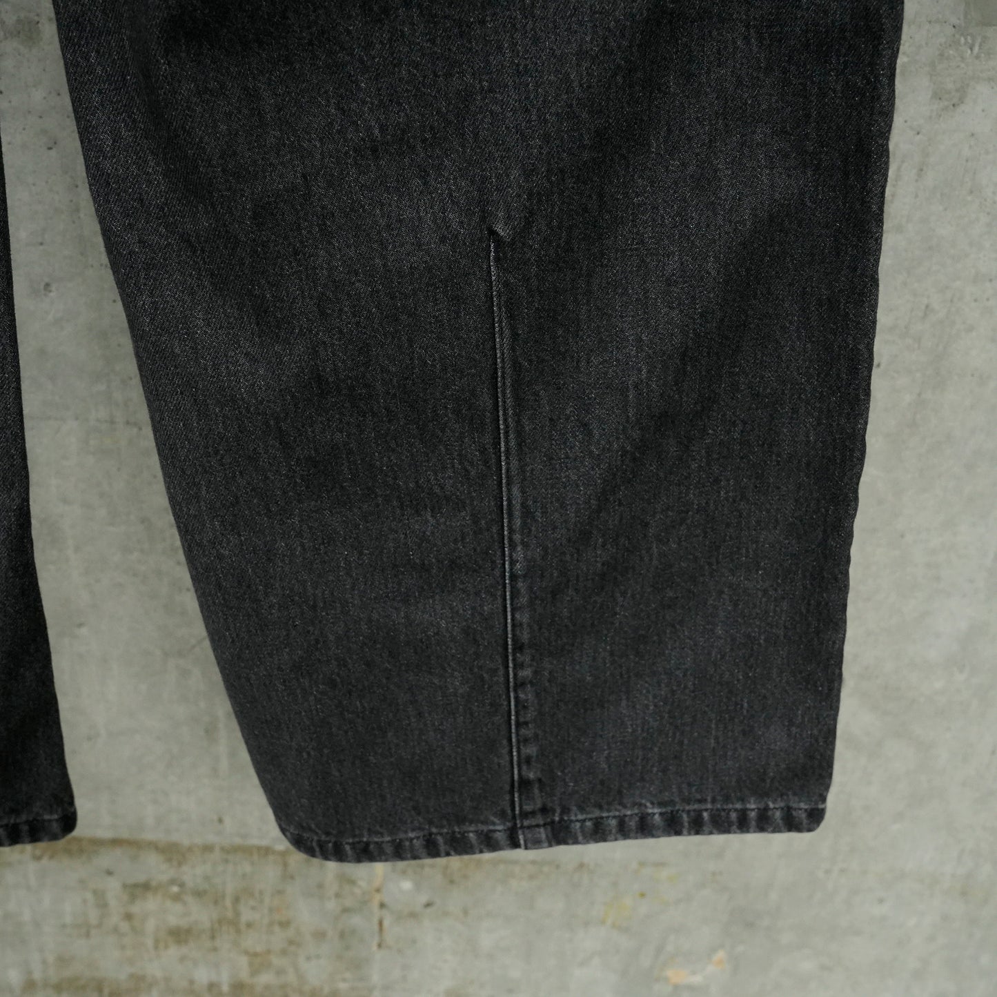 MEGAN WIDE DENIM / VINTAGE BLACK