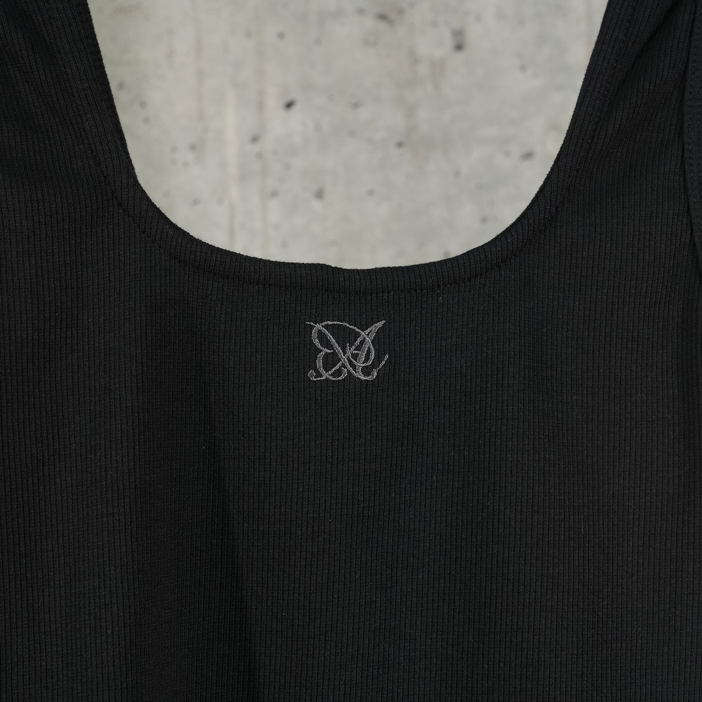 SQUARE TANK TOP / BLACK