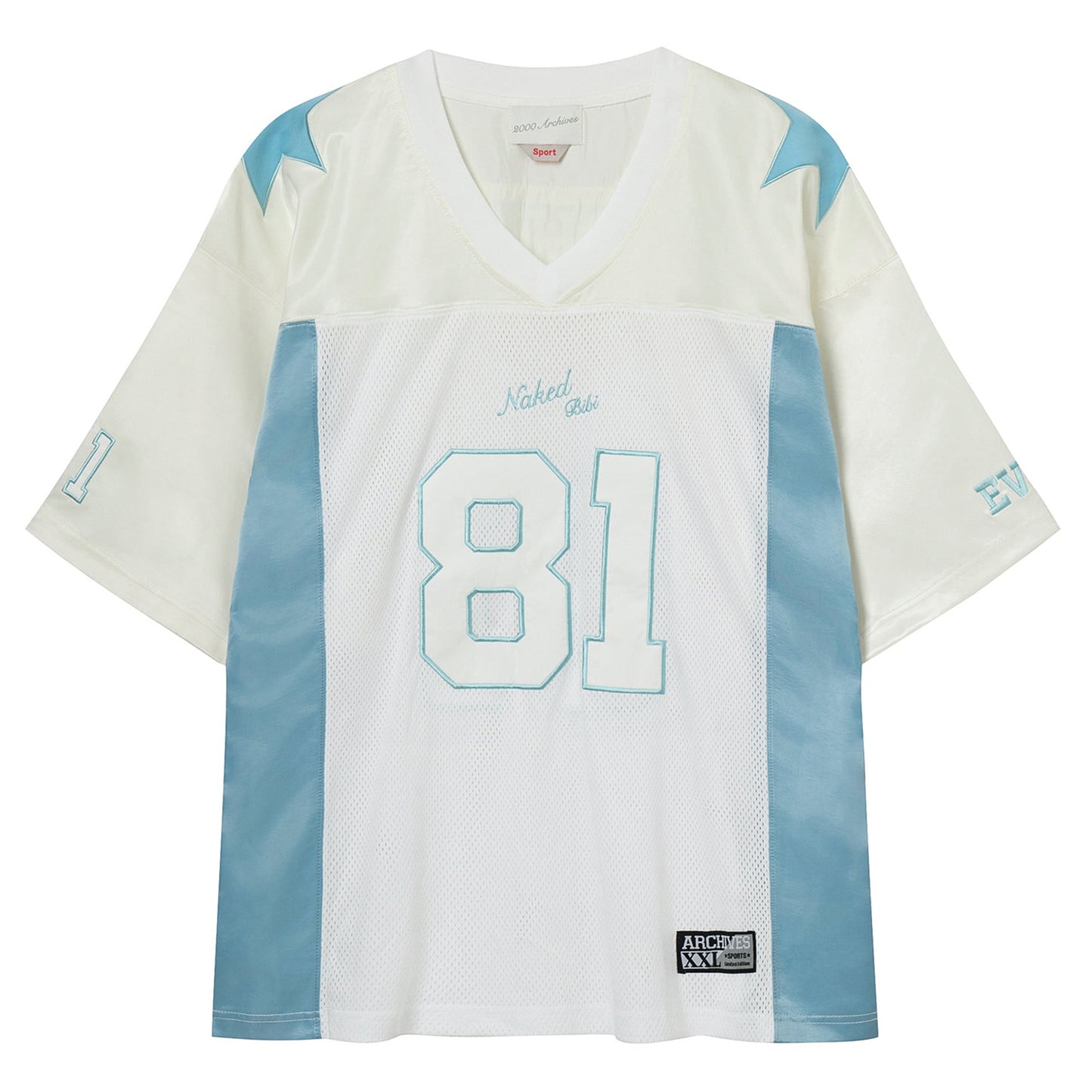 FOOTBALL T-SHIRT / SKY BLUE