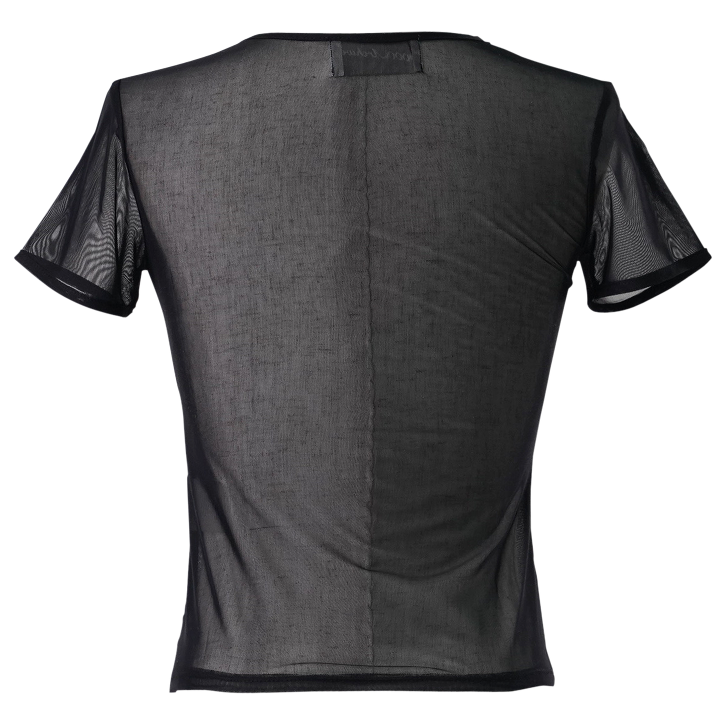 AMARLILYS SEE-THROUGH T-SHIRT / BLACK