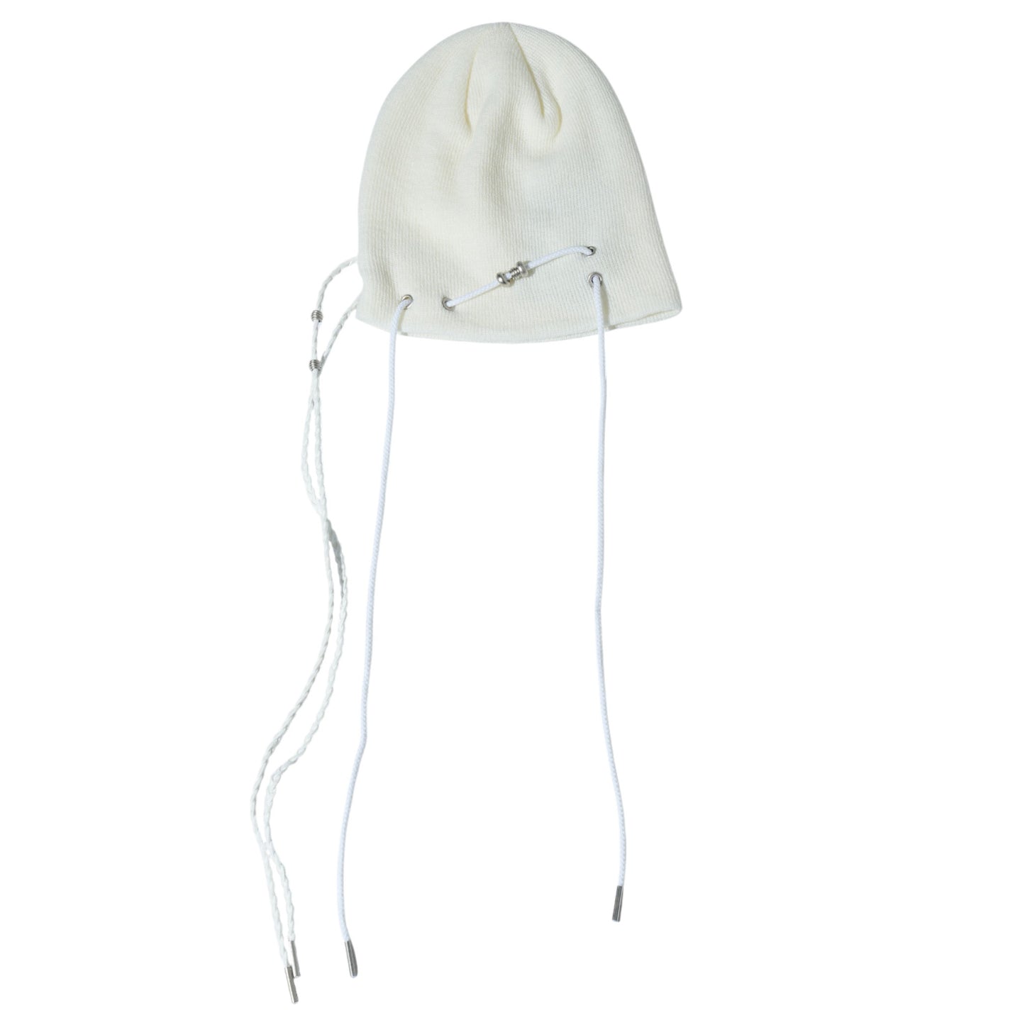 ARCHIVES STRAPPY STUD BEANIE / IVORY