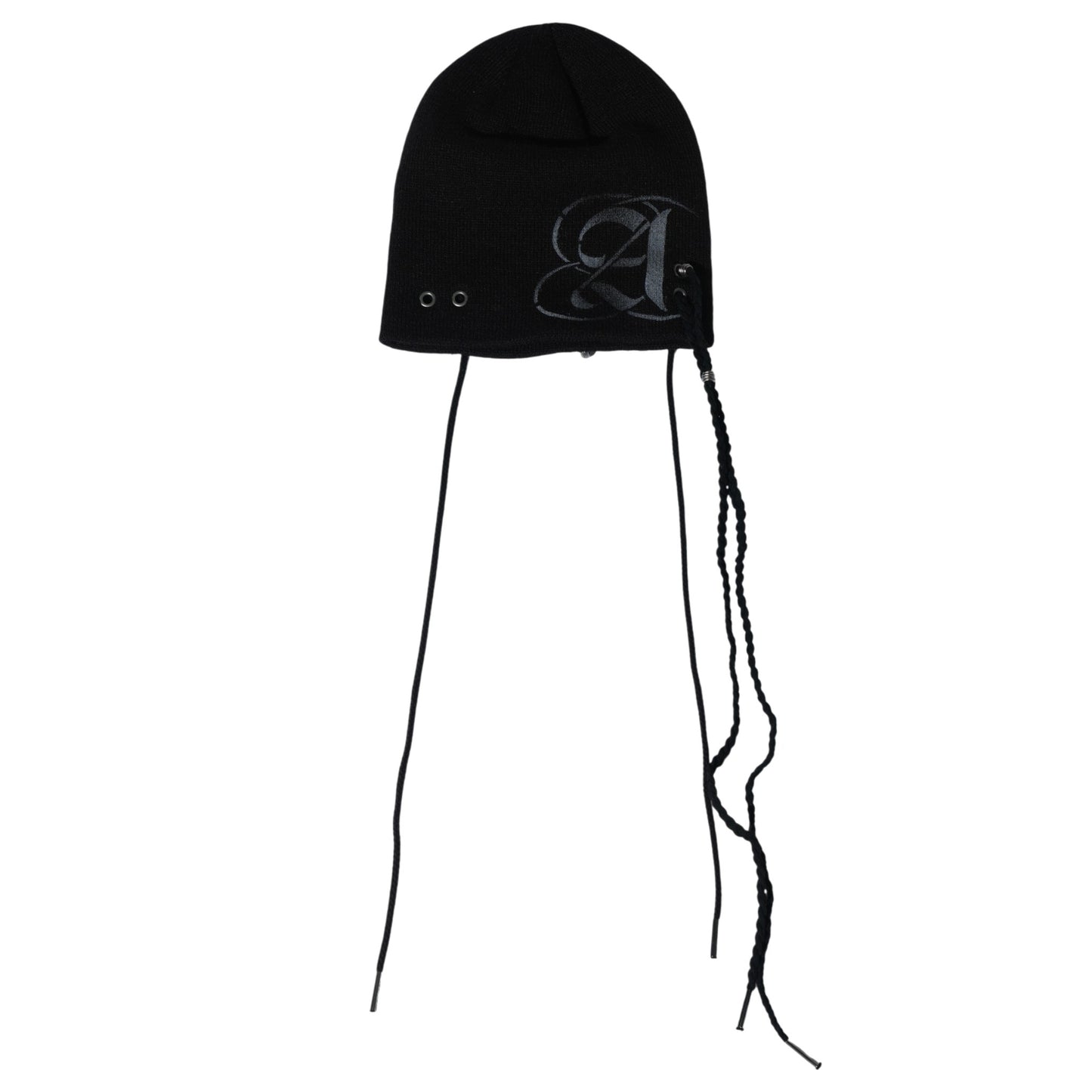 A SPRAYED STUD BEANIE / BLACK