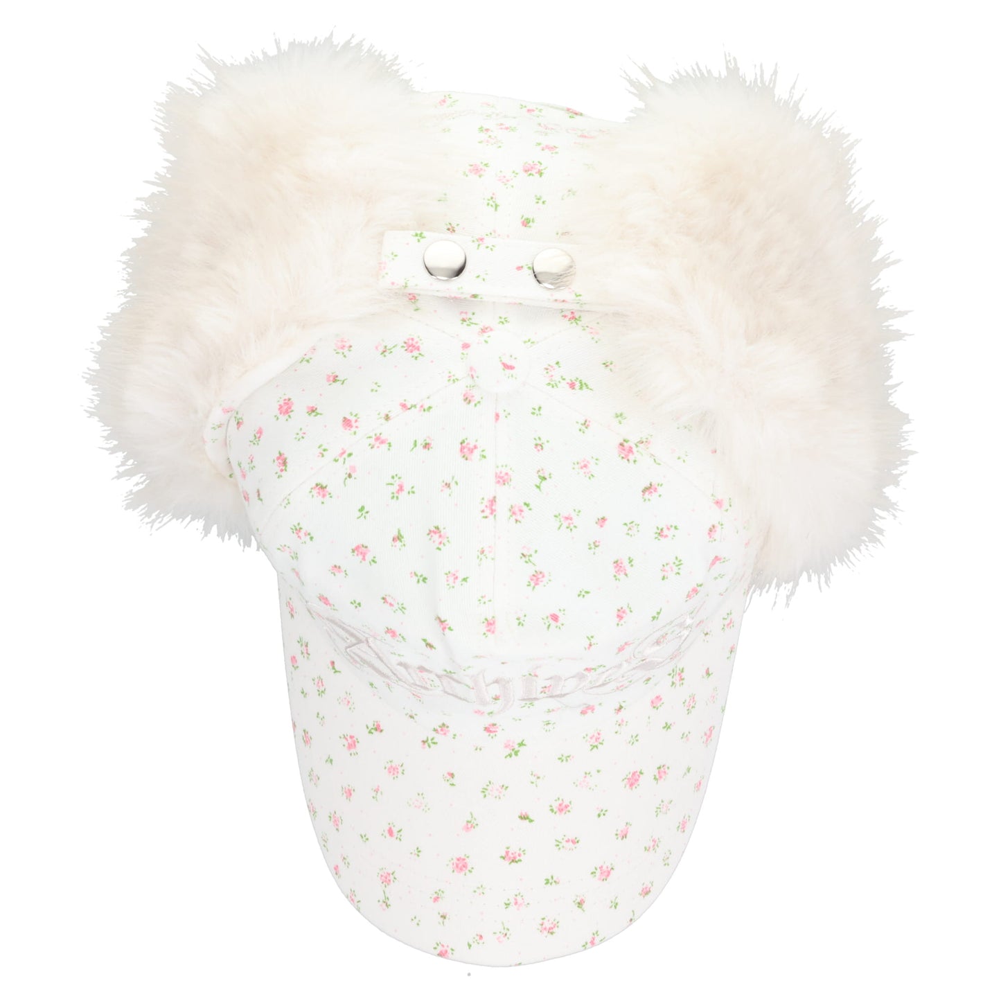 ARCHIVES DAISY FUR EARFLAP CAP / IVORY