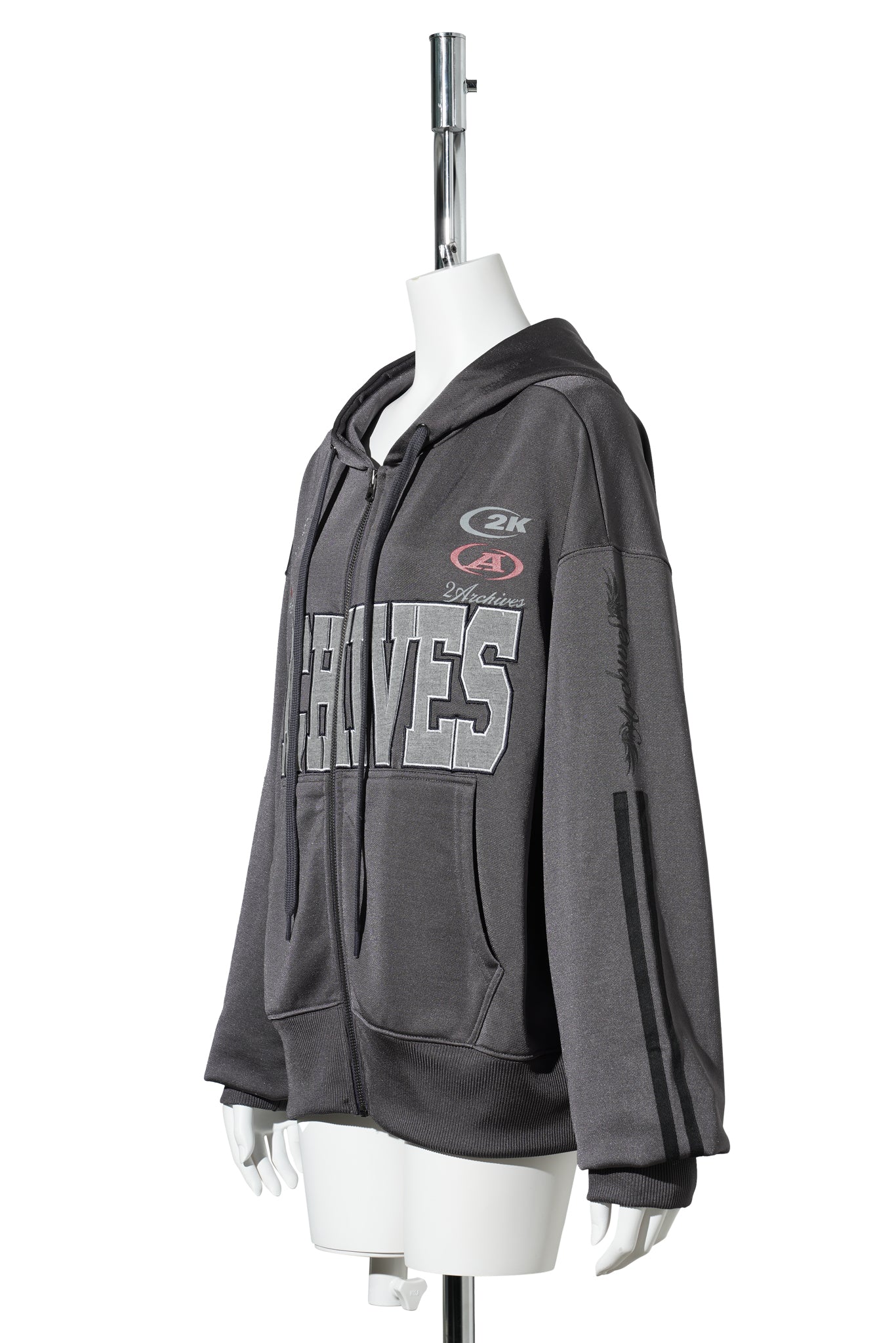 ROSIE HOODIE ZIP UP / CHARCOAL