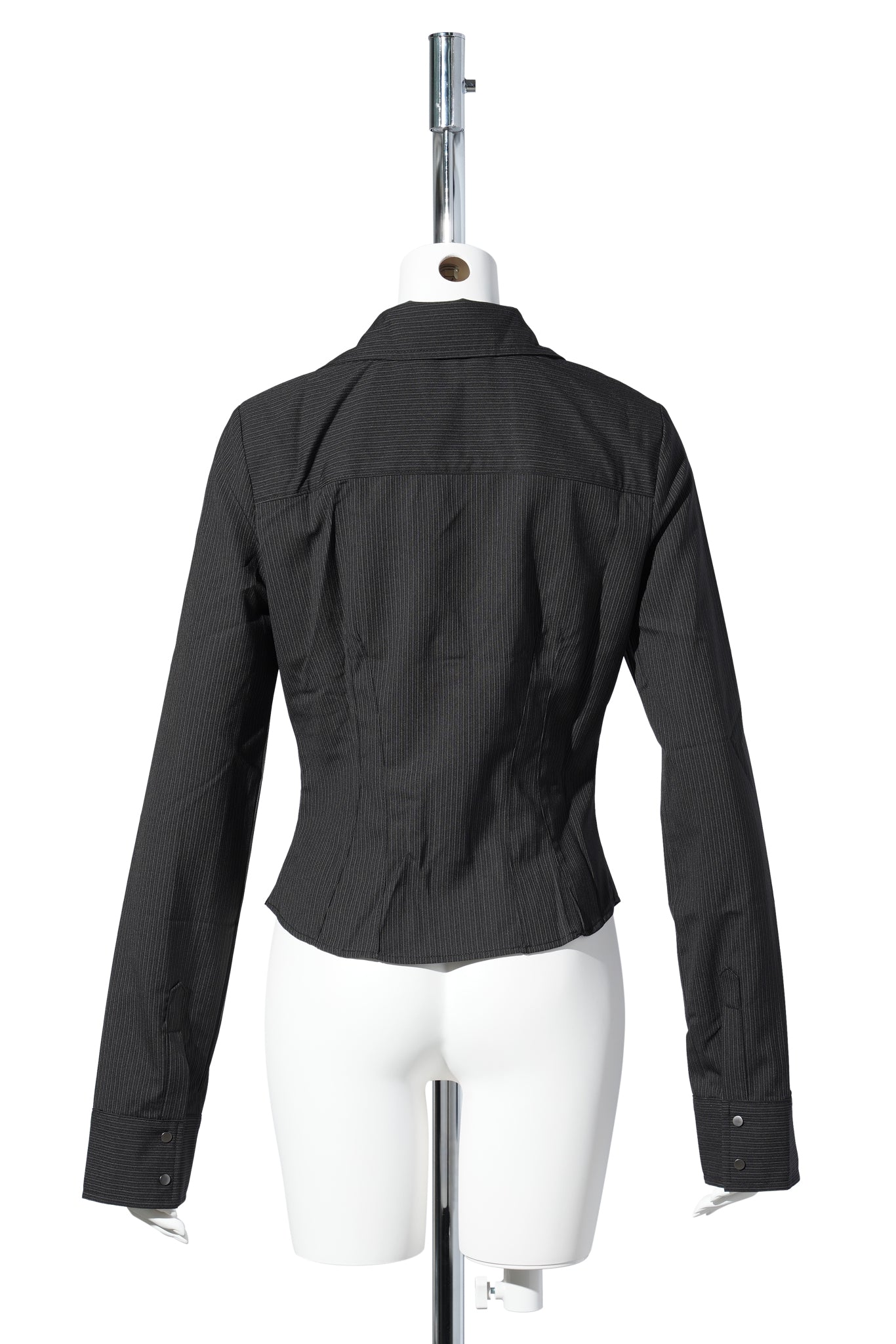 CANDICE CORSET SHIRT / BLACK STRIPE