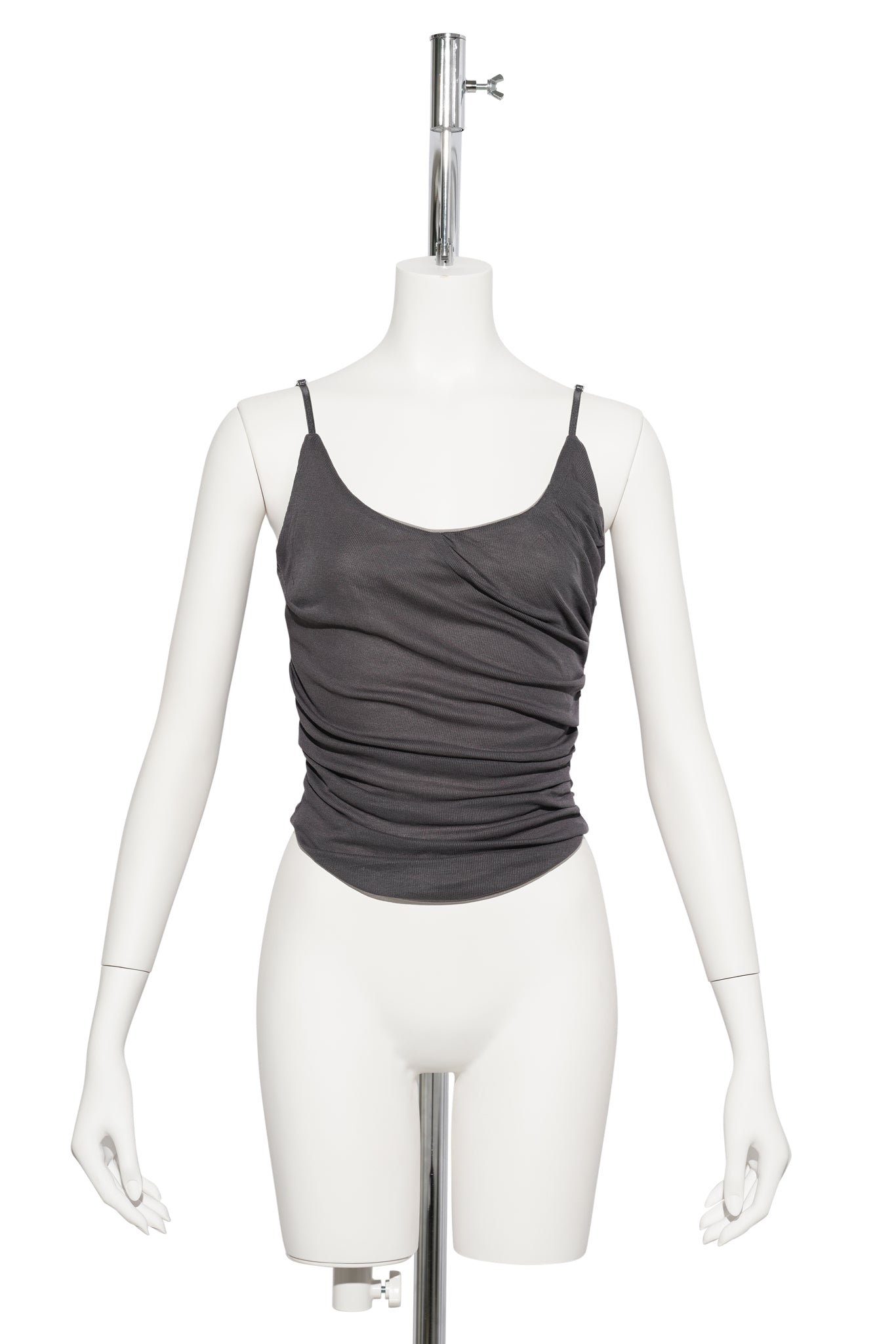 DIRTYPLAY PLEATED TANK / CHARCOAL