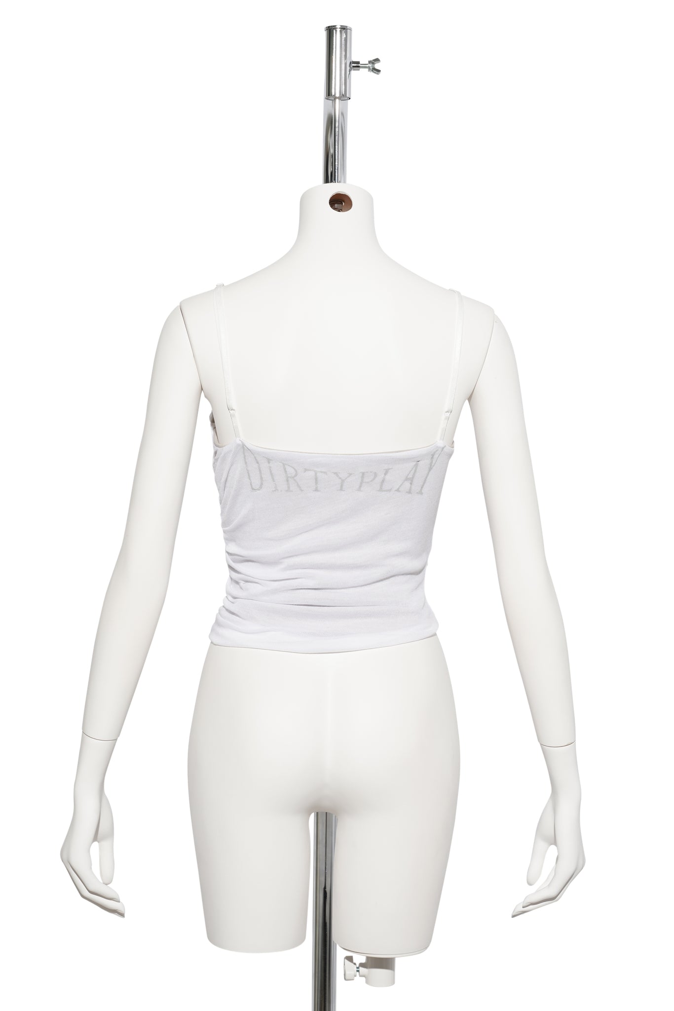 DIRTYPLAY PLEATED TANK / WHITE