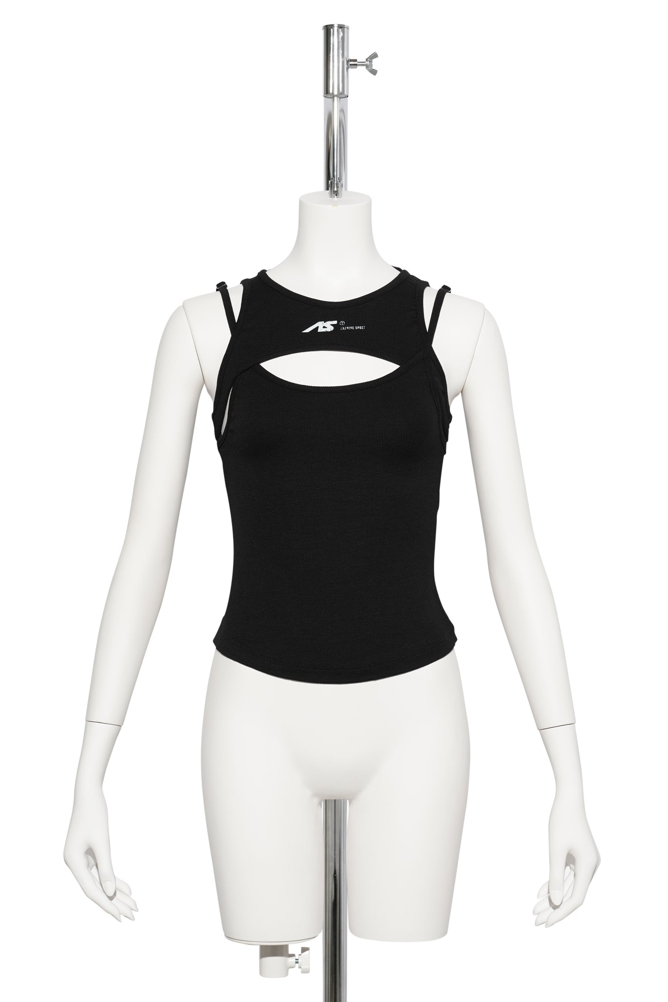 VALE LAYERED TANK / BLACK