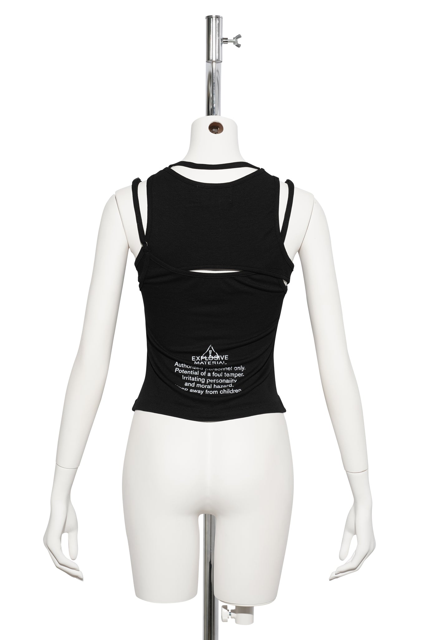 VALE LAYERED TANK / BLACK