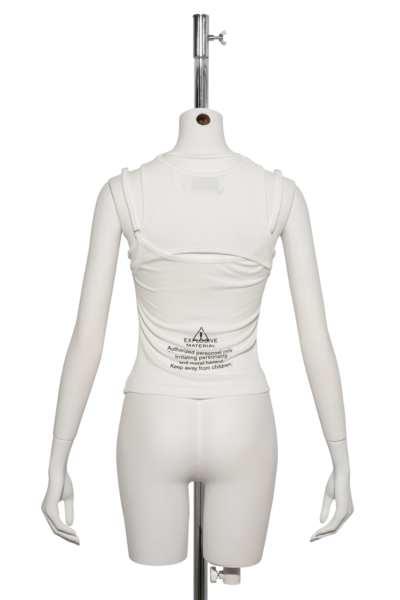 VALE LAYERED TANK / WHITE