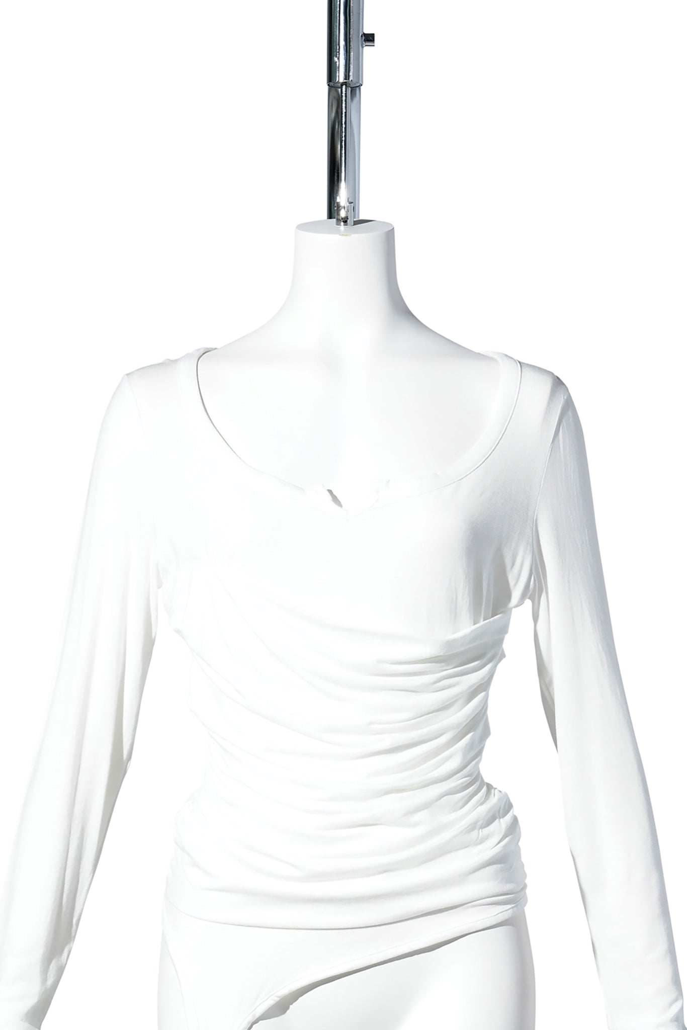 LEXI GARTER TOP / WHITE