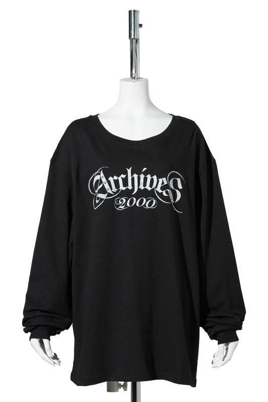 2000 OVERSIZED T-SHIRT / BLACK