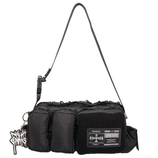 ''NIGHTHAWKS'' SHOULDER BAG / BLACK