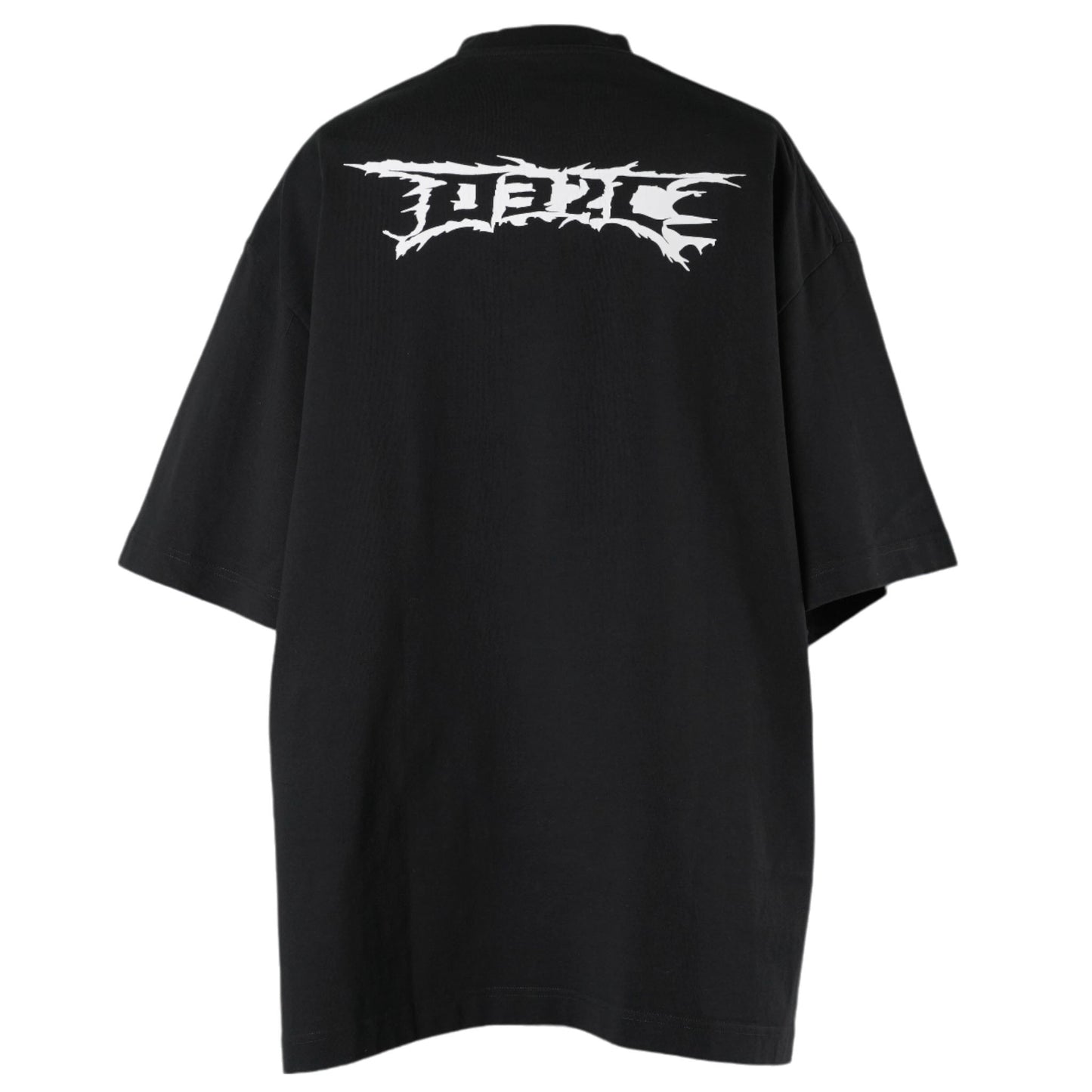 ''NERVE SHATTER'' OVERSIZED T-SHIRT / WASHED BLACK