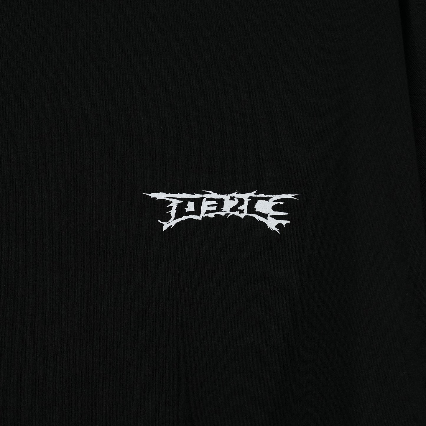 ''NERVE SHATTER'' OVERSIZED T-SHIRT / WASHED BLACK