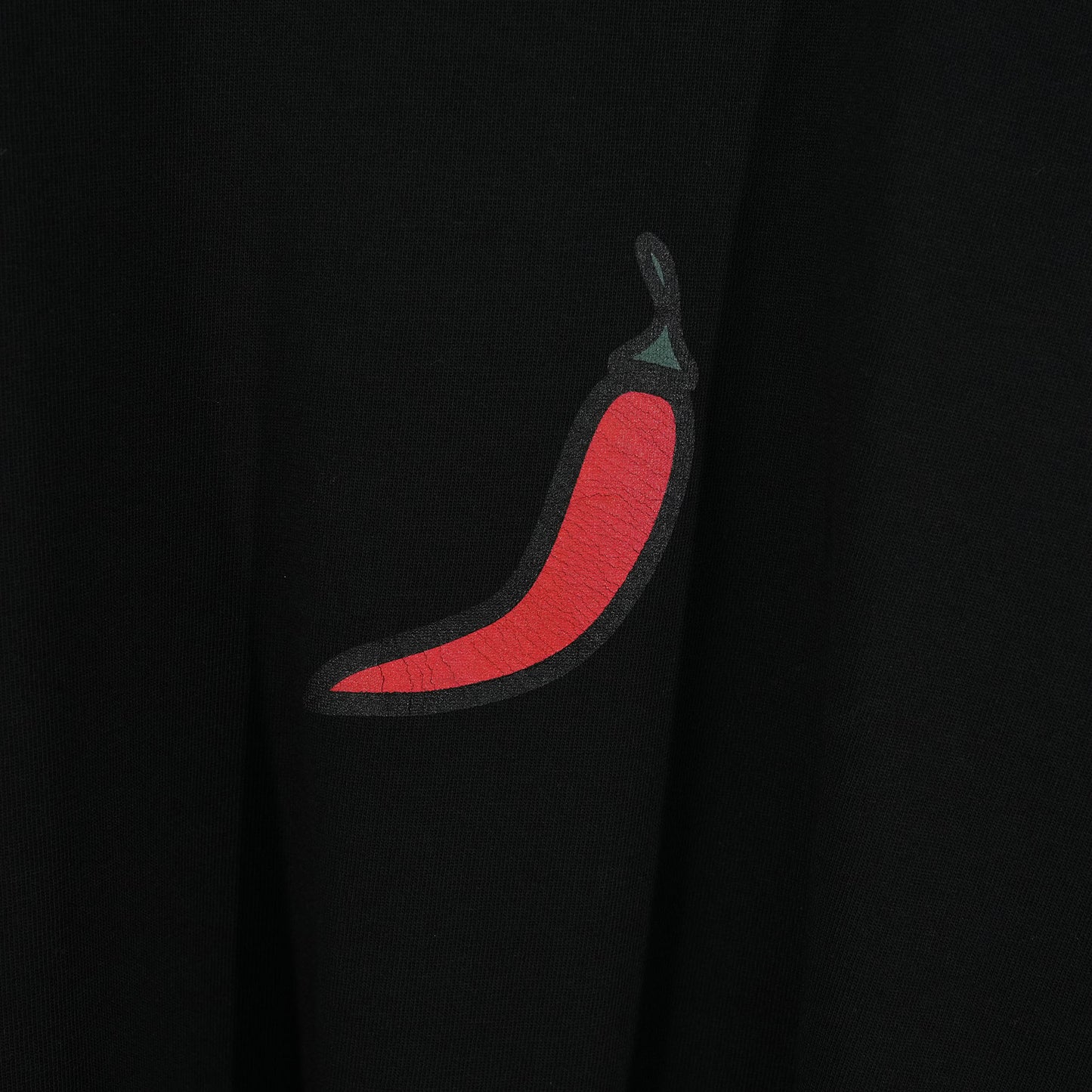 ''OFFICE FRUIT'' OVERSIZED LONGSLEEVE / WASHED BLACK