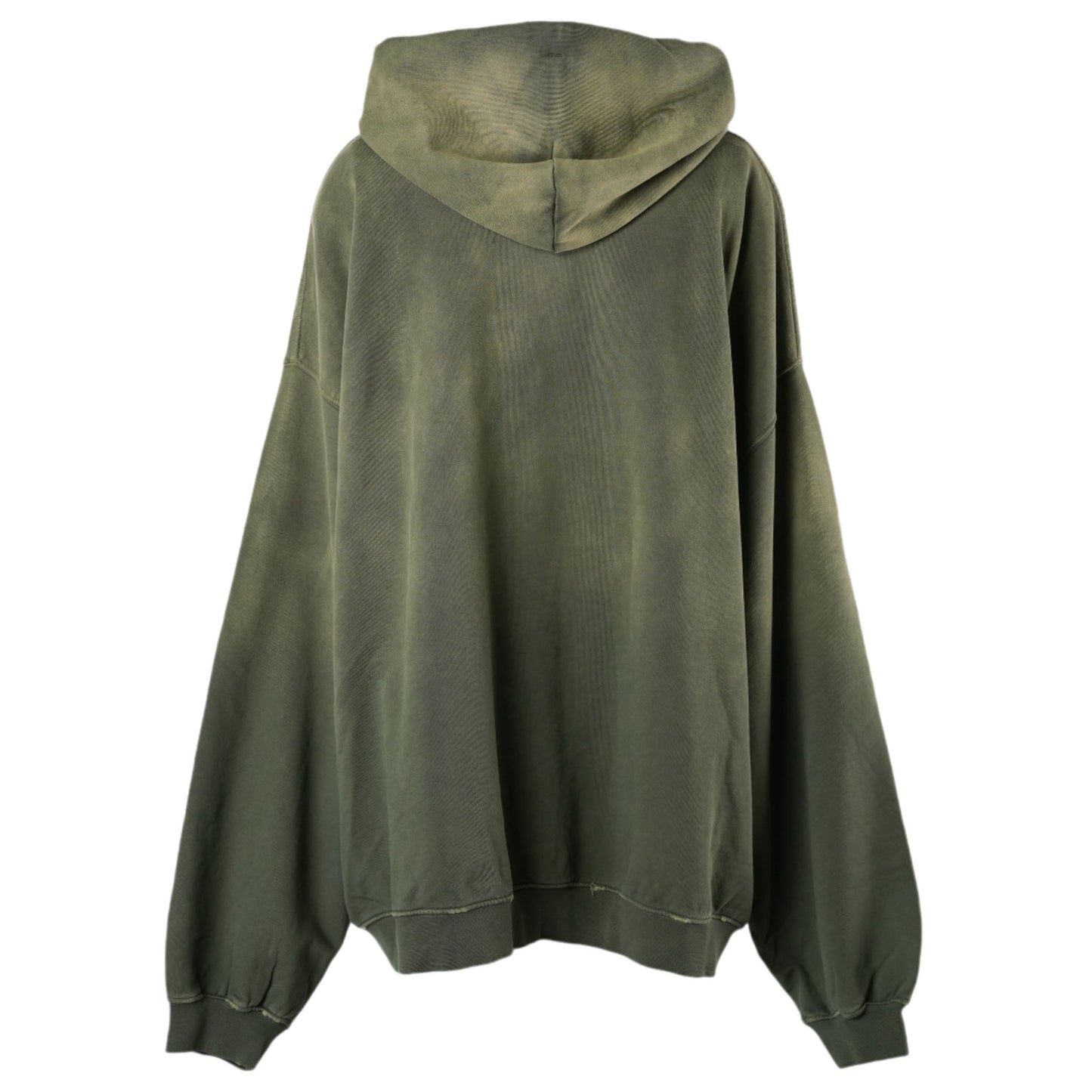 ''SPLICED'' BUBBLE HOODIE / FADED OLIVE DRAB