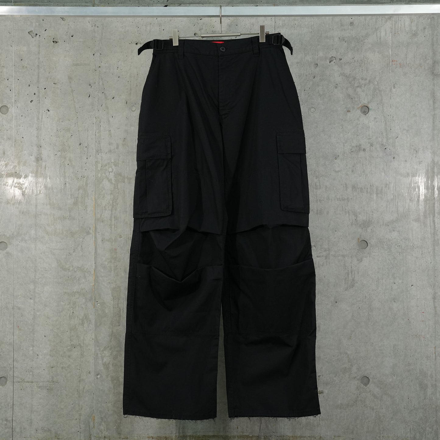 ''OVERTIME'' CARGO PANTS / BLACK