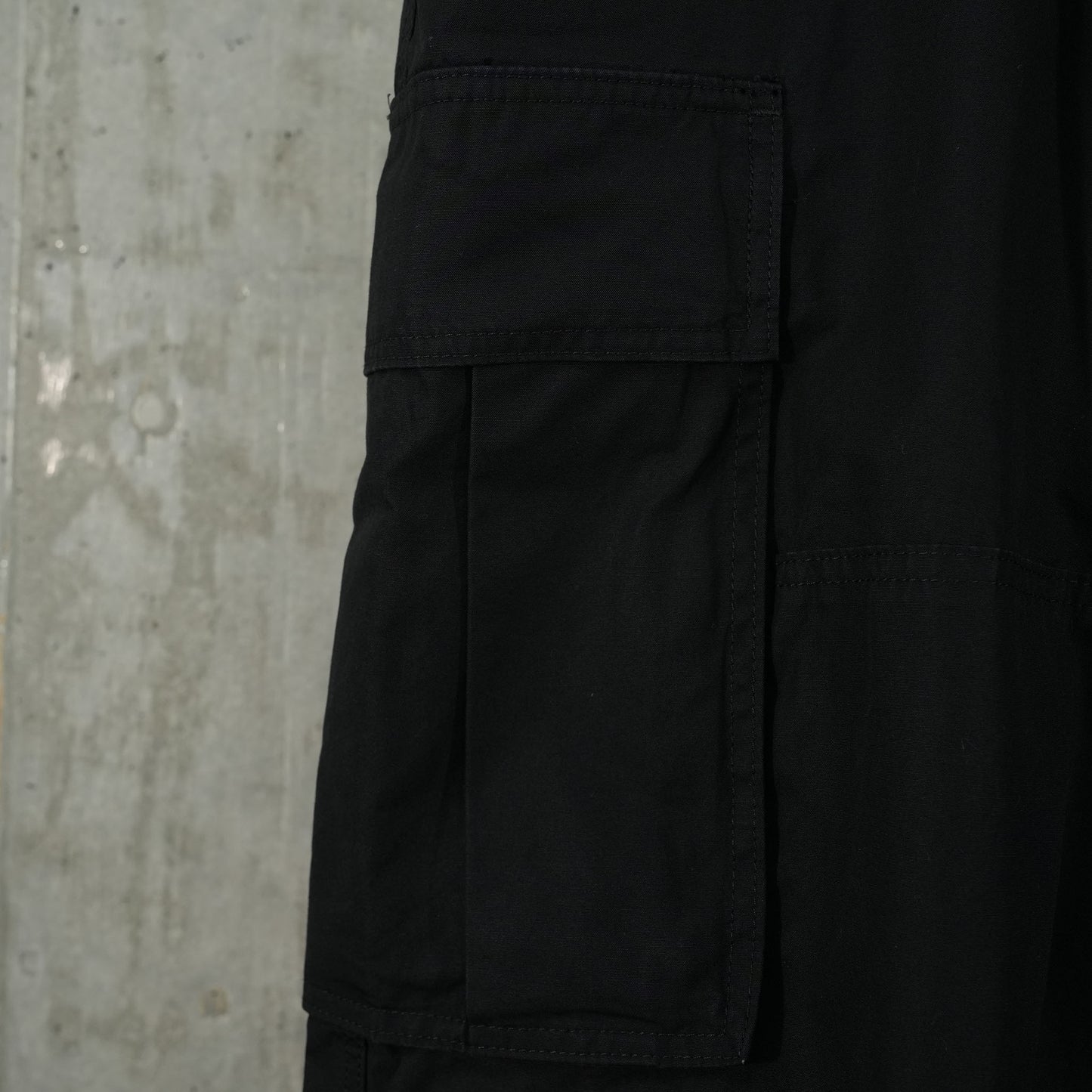 ''OVERTIME'' CARGO PANTS / BLACK