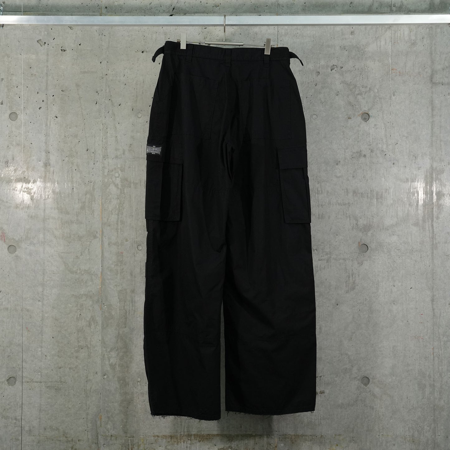 ''OVERTIME'' CARGO PANTS / BLACK