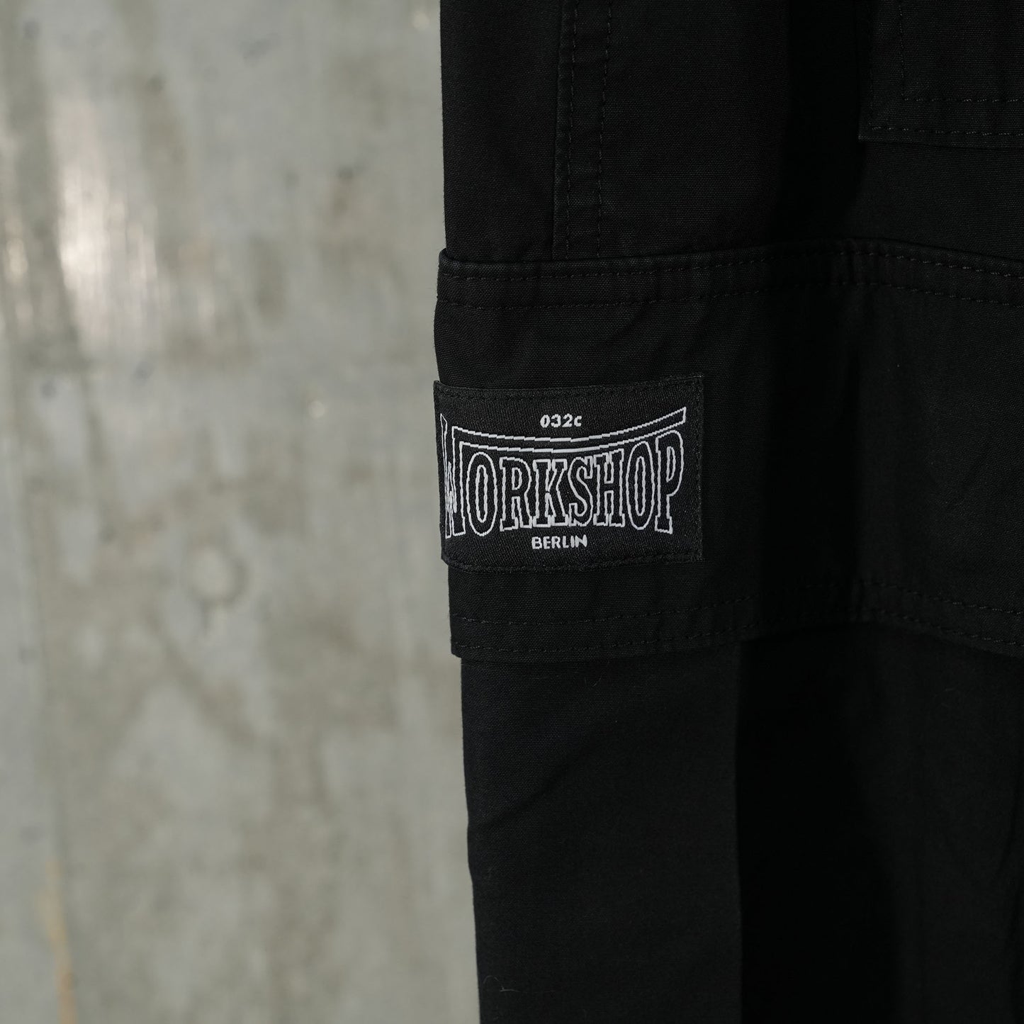 ''OVERTIME'' CARGO PANTS / BLACK