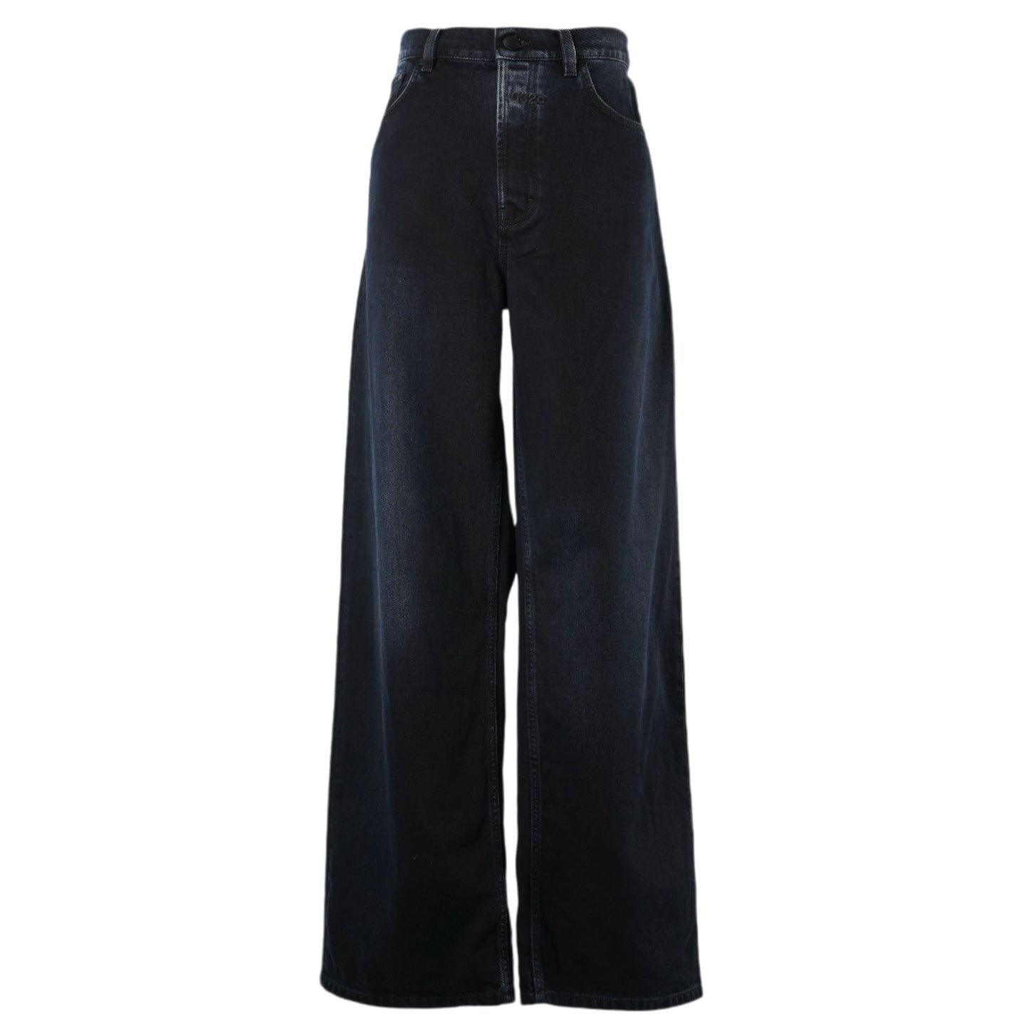 ''GOYA'' WIDE LEG JEAN / WASHED DARK BLUE