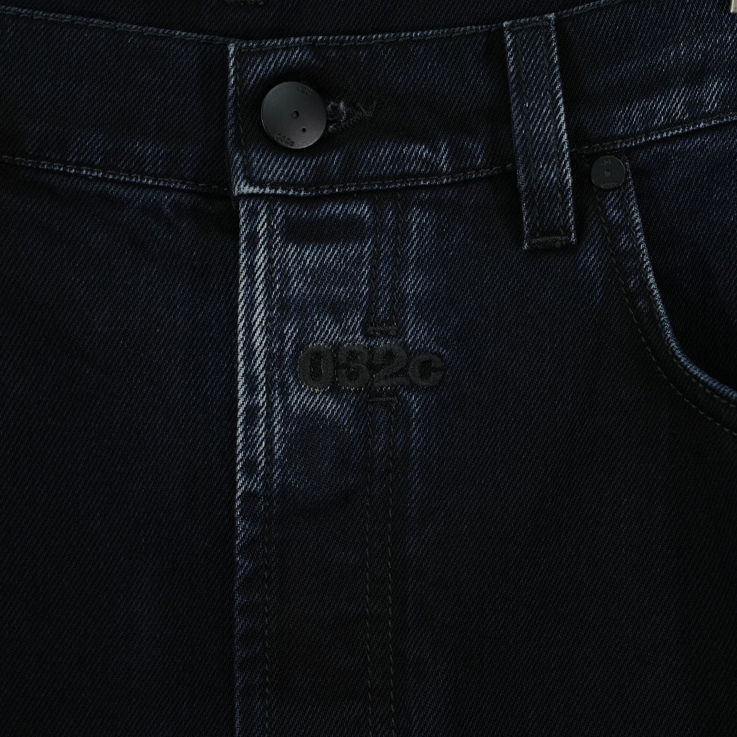 ''GOYA'' WIDE LEG JEAN / WASHED DARK BLUE