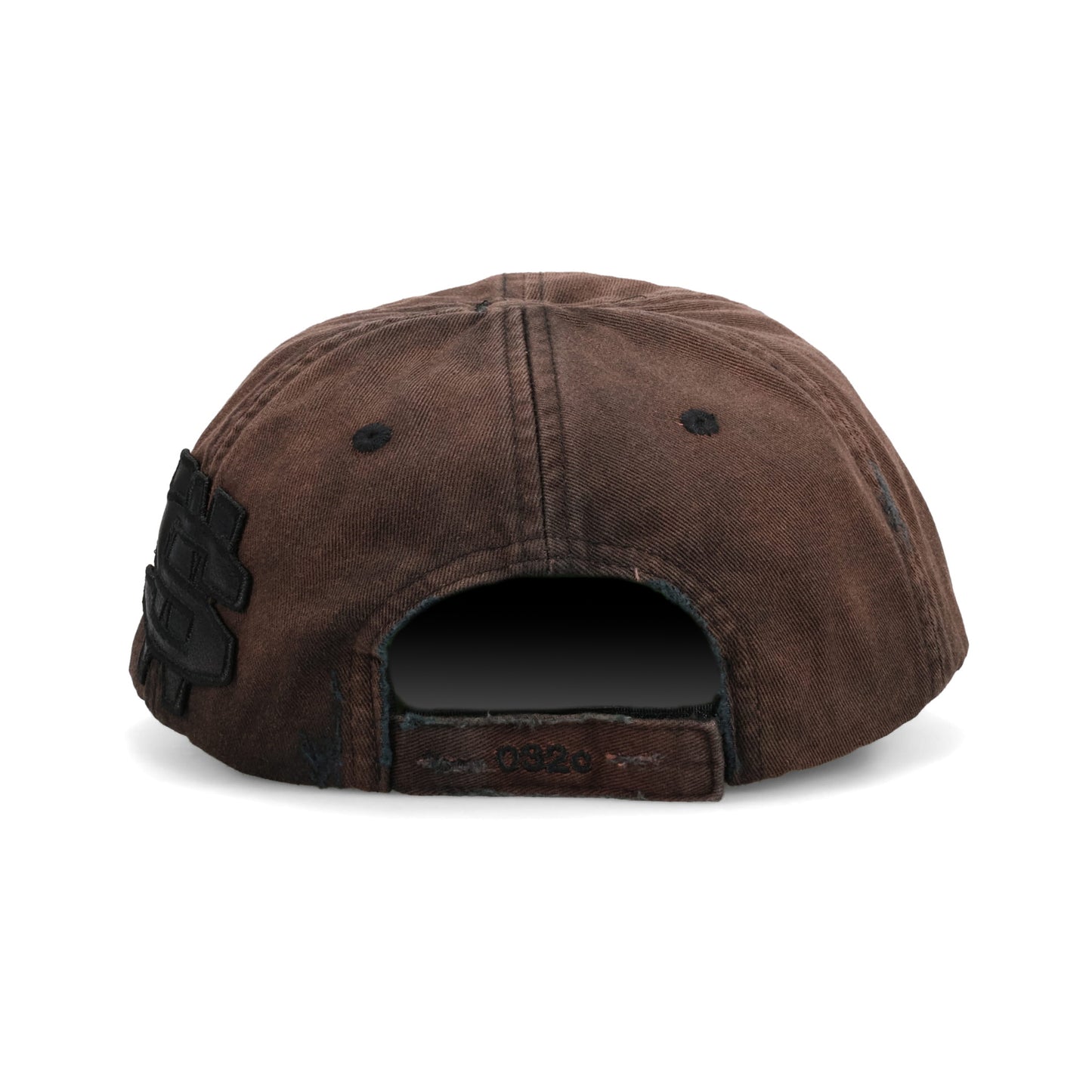 DISTRESSED LOGO CAP / WASHED BLACK