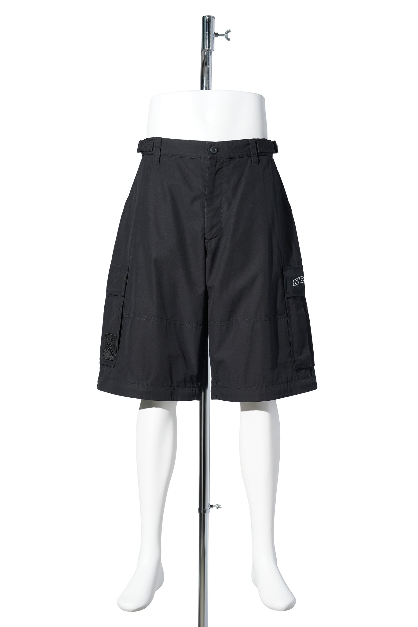 "DOUBLE-EDGED SWORD" CARGO PANTS / BLACK