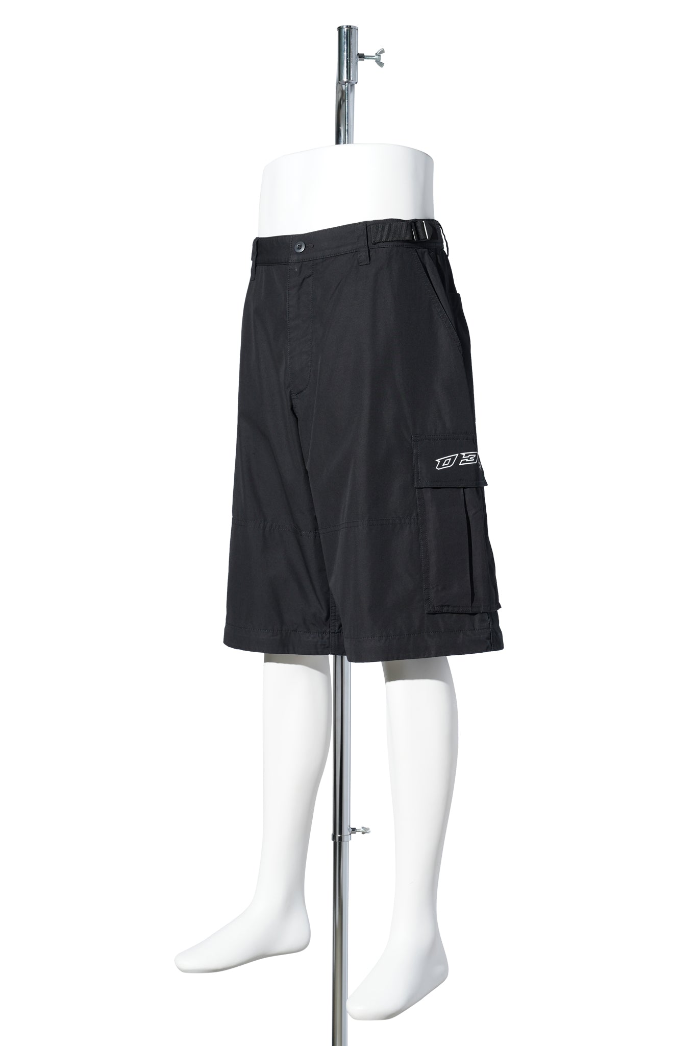 "DOUBLE-EDGED SWORD" CARGO PANTS / BLACK