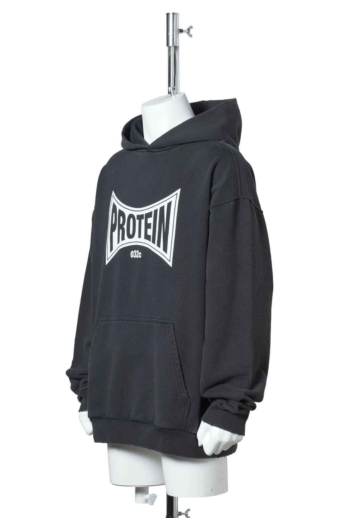 PROTEIN HOODIE / FADED BLACK