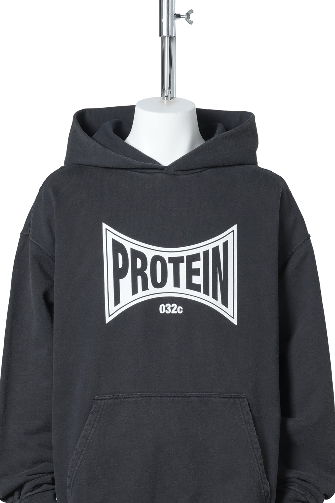 PROTEIN HOODIE / FADED BLACK