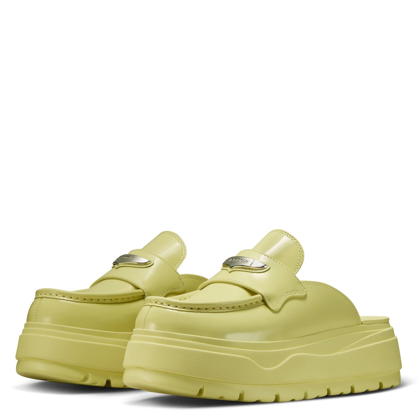 WMNS AIR JORDAN MULE / 302:LUMINOUSGREEN/METALLIC SILVER