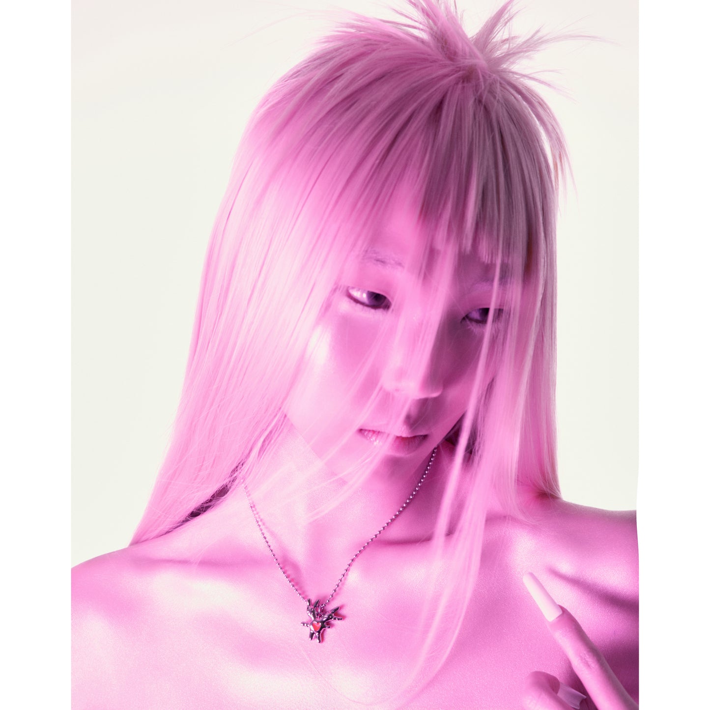 MUTANT RABBIT NECKLACE / SILVER