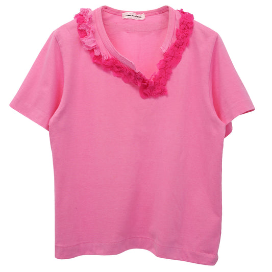 FRILL T-SHIRT / PINK