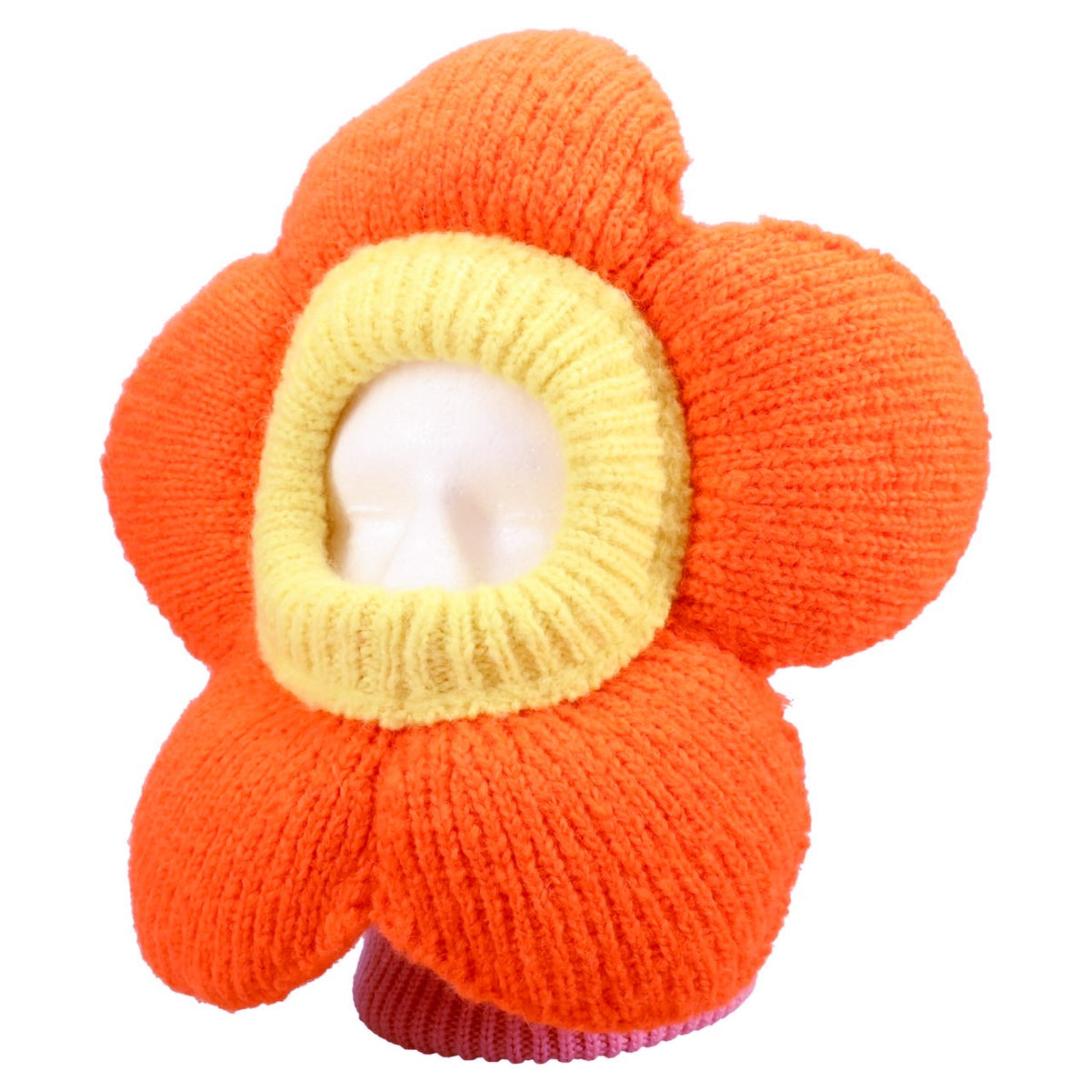 FLOWER BALACLAVA / ORANGE