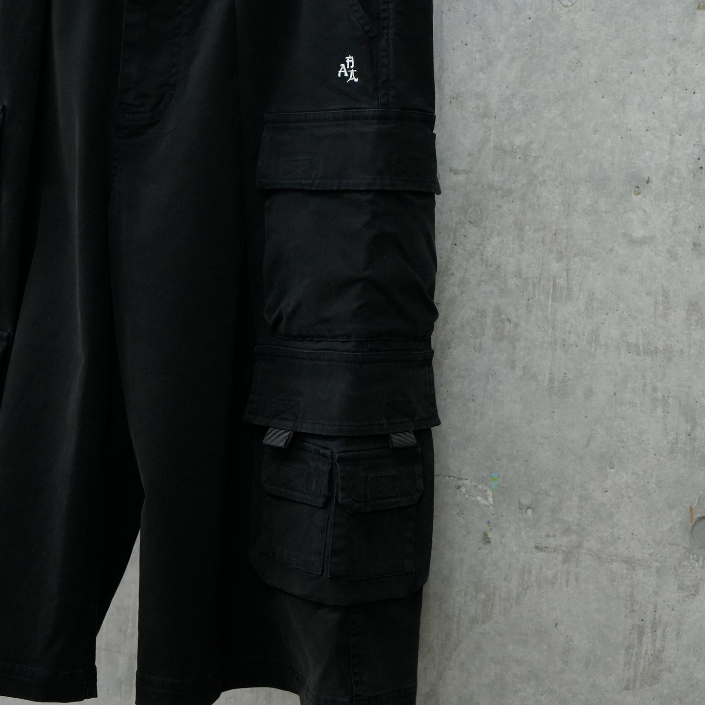 SE TECHNO CARGO PANTS / BLACK