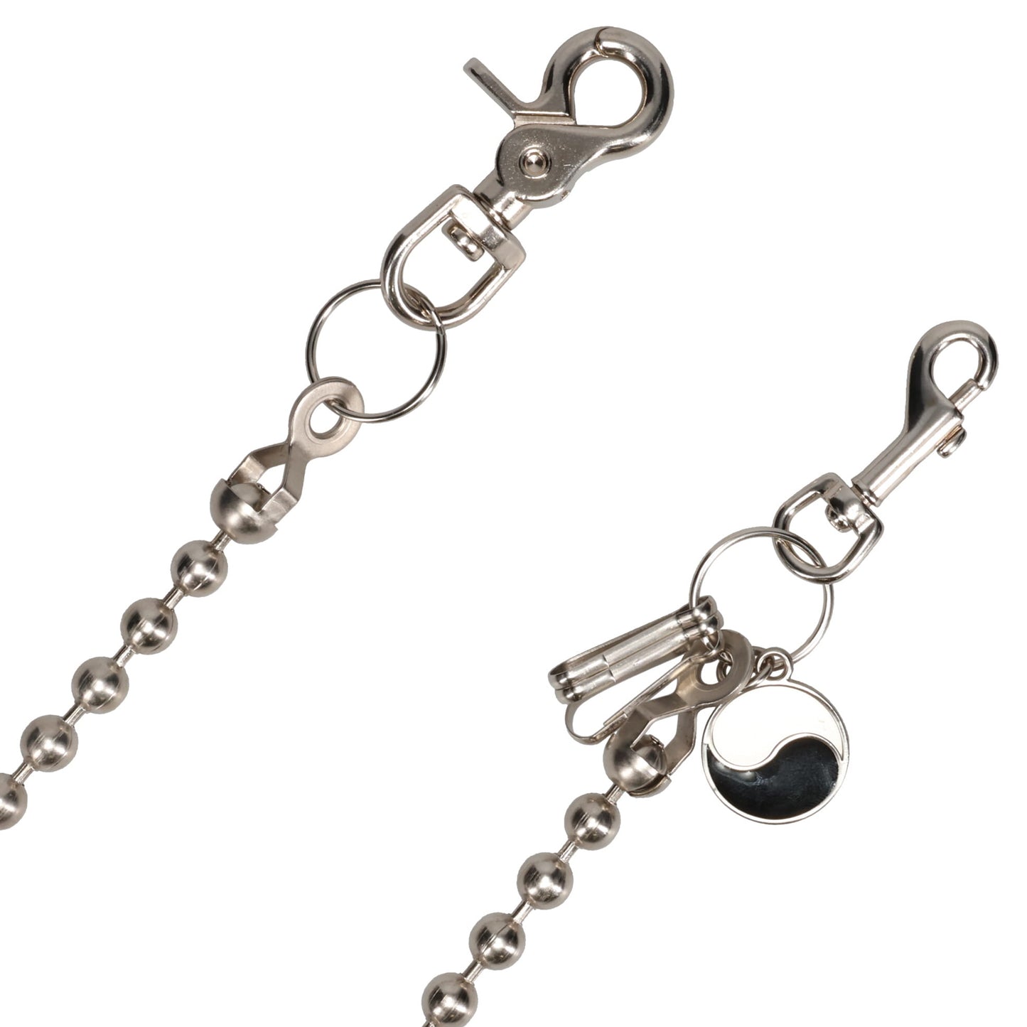 (Acc. 4B - Col. 1) SILVER BALL BELT CHAIN