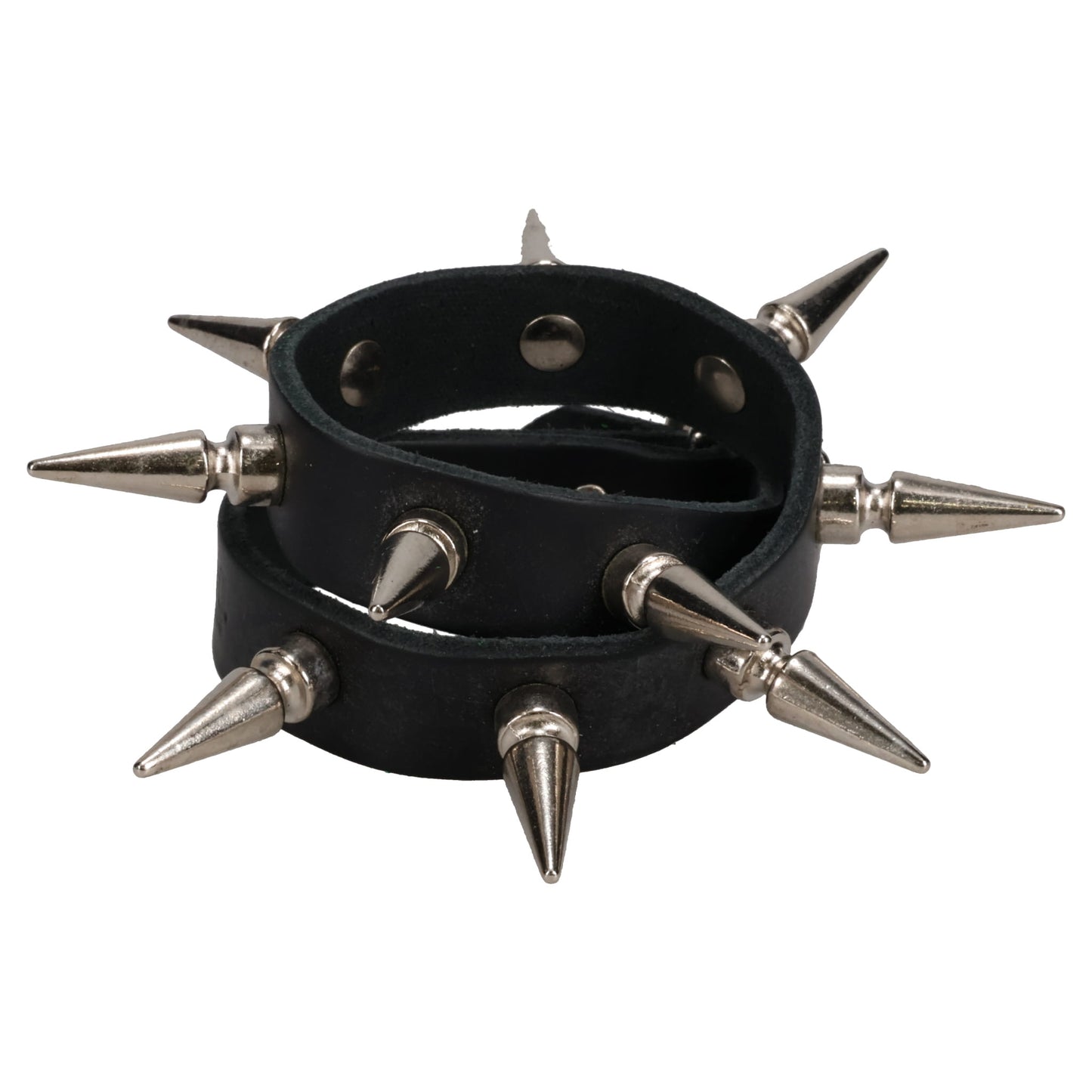 (Acc. 7B - Col. 5) GREEN DOUBLE SPIKE BRACELET