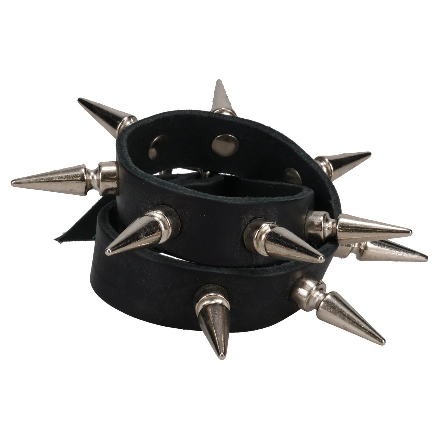 (Acc. 7B - Col. 5) GREEN DOUBLE SPIKE BRACELET