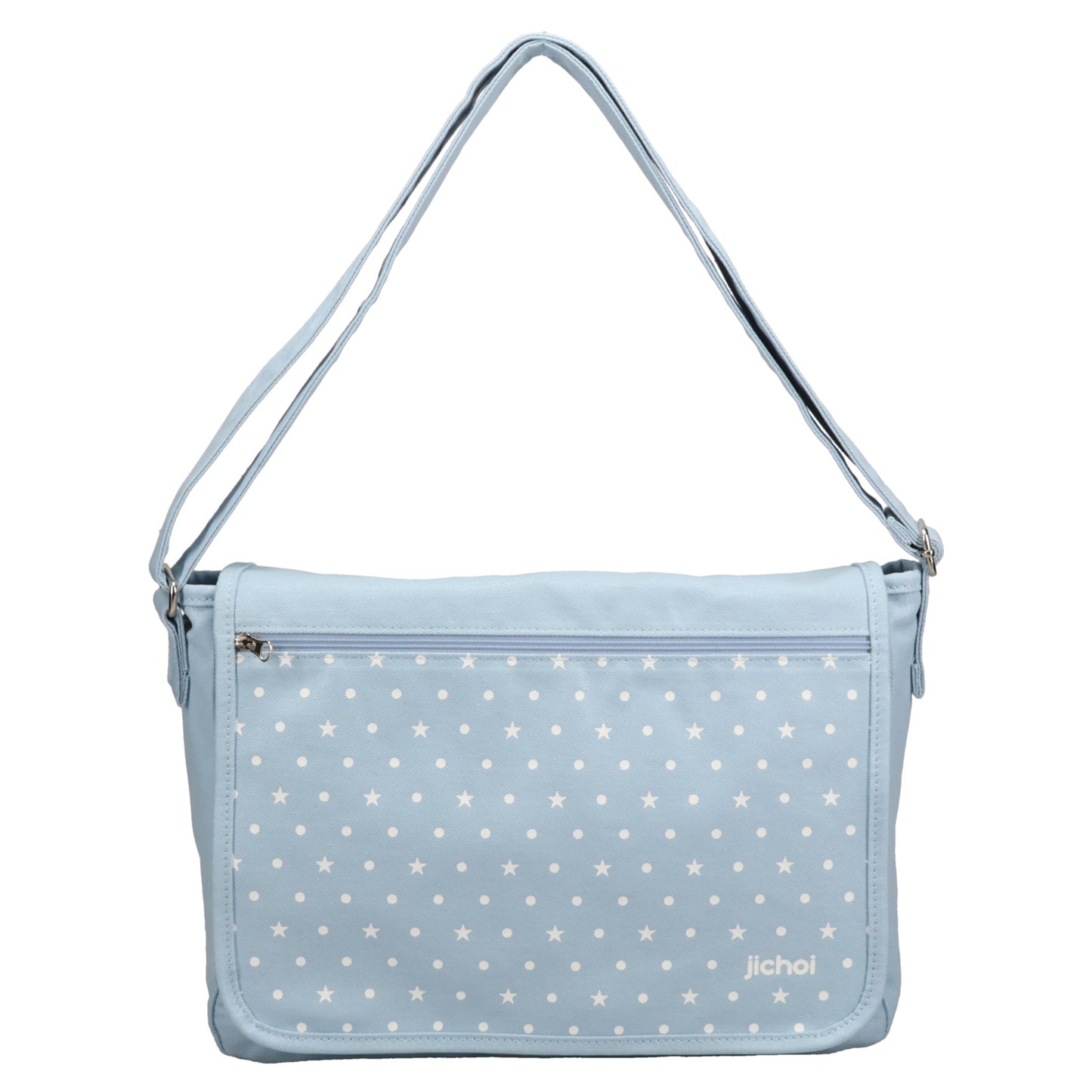 ZIP MESSENGER BAG / SKY BLUE