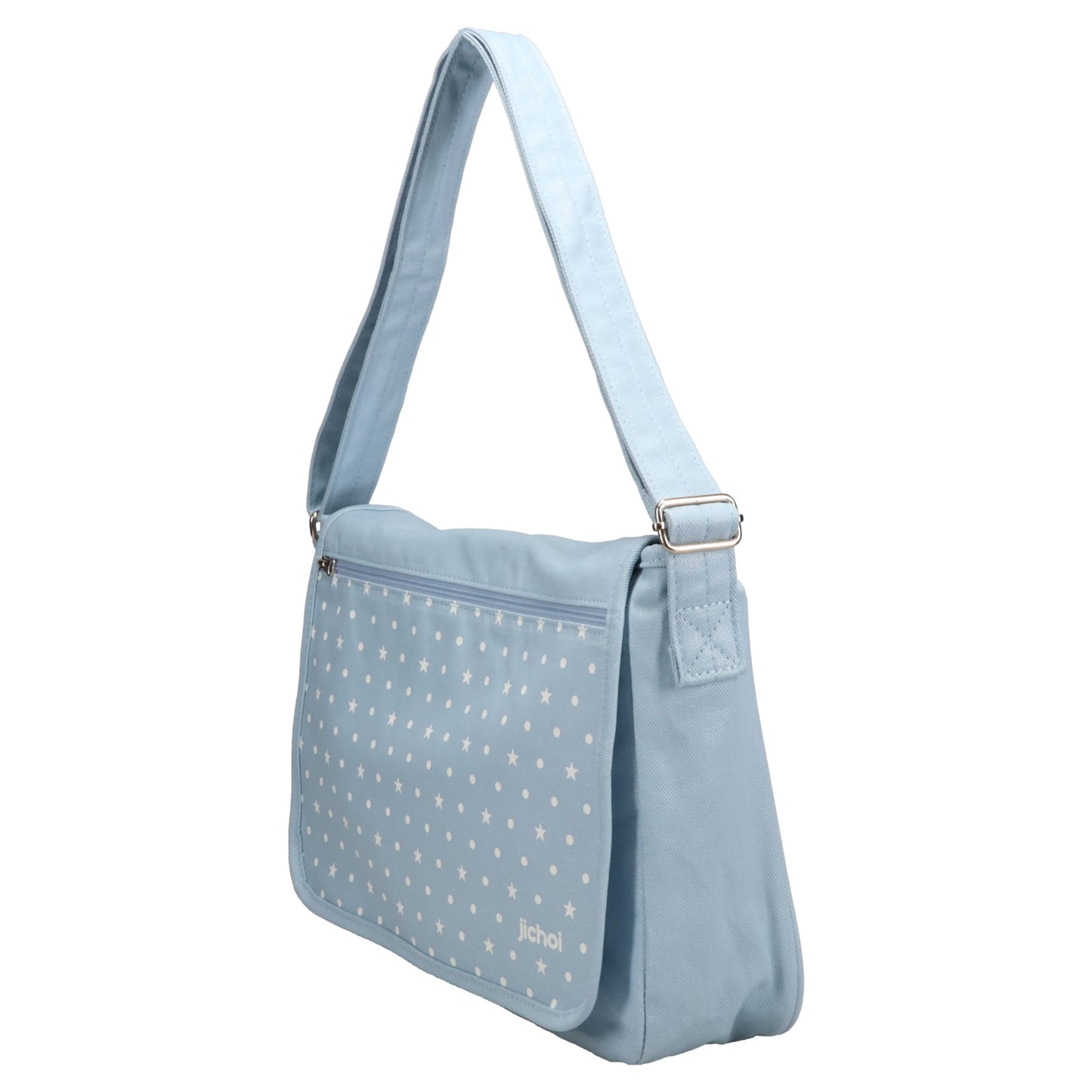 ZIP MESSENGER BAG / SKY BLUE