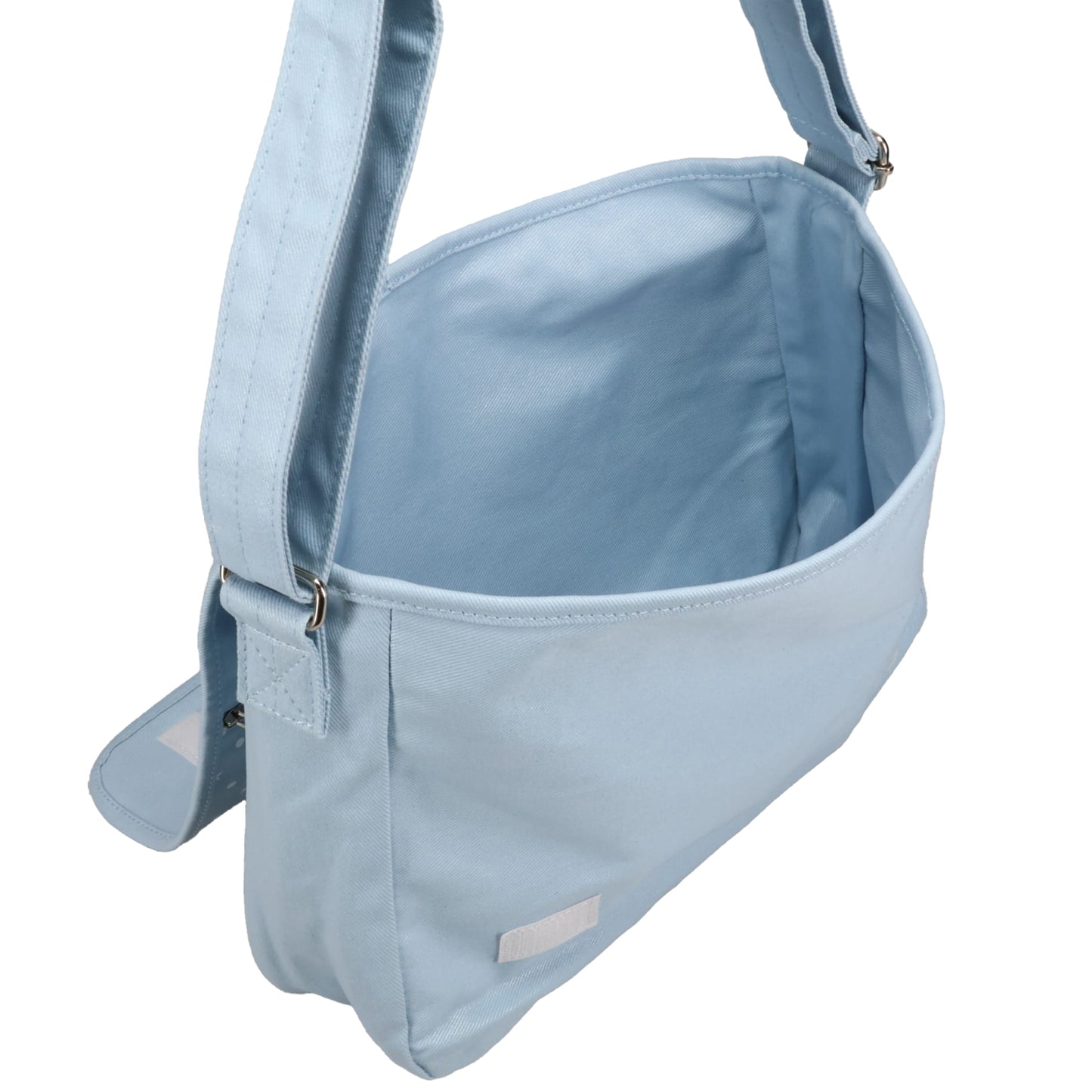 ZIP MESSENGER BAG / SKY BLUE