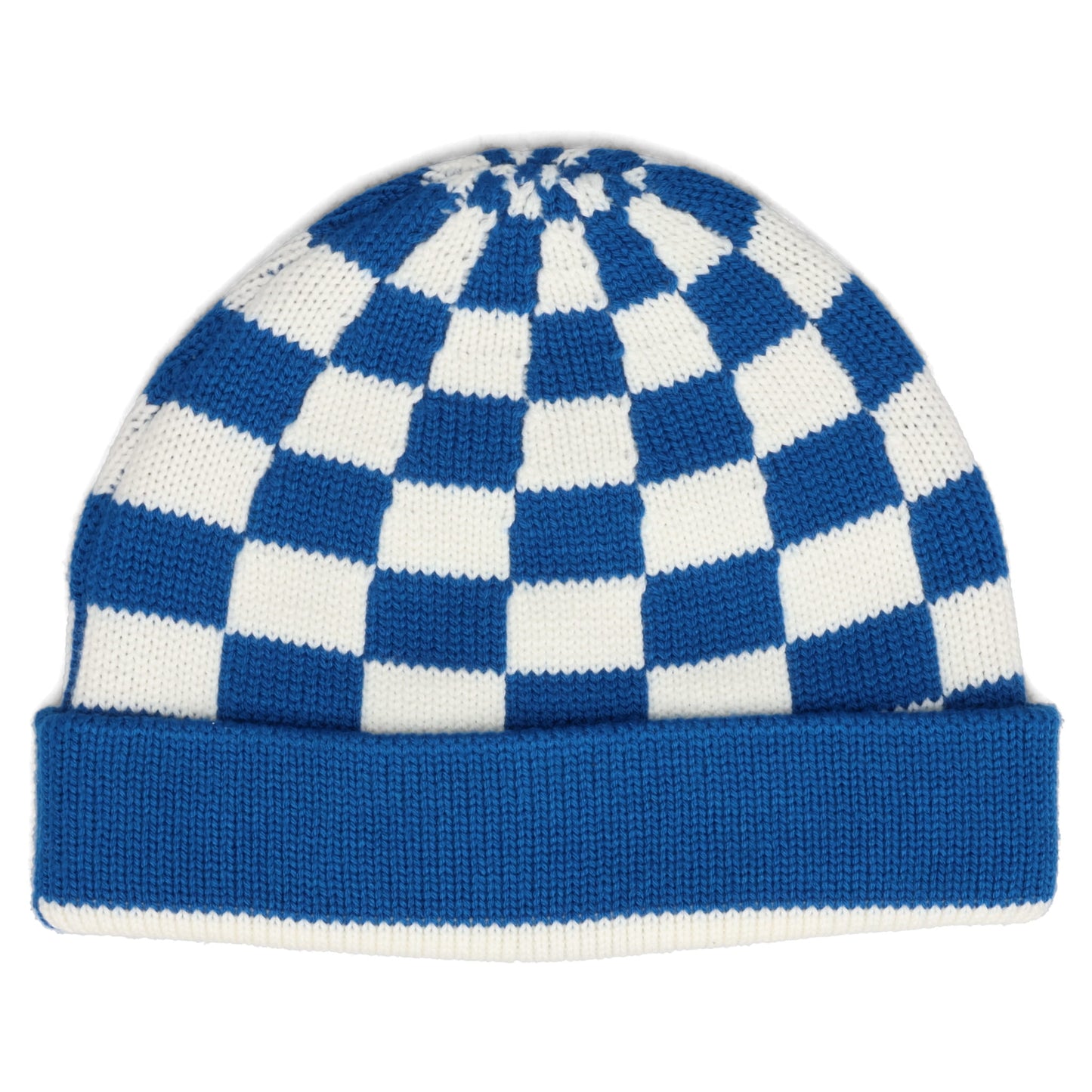 CHECK BEANIE / BLUE