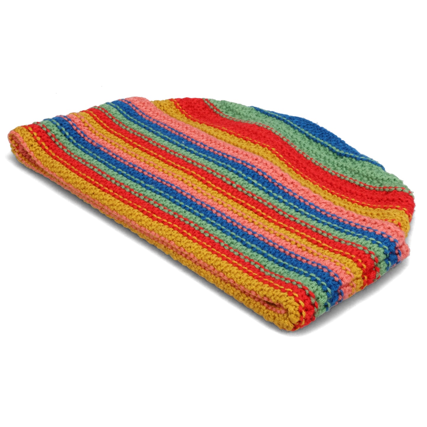 STRIPE BEANIE / RAINBOW